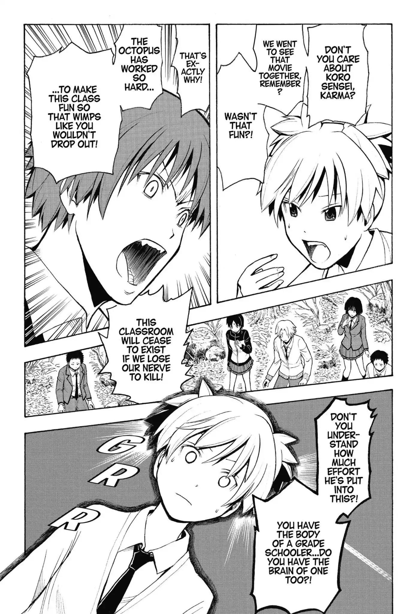 Ansatsu Kyoushitsu Chapter 143 page 14 - Chapter 143: Vol.17 CLASS 143: Time for a Breakup