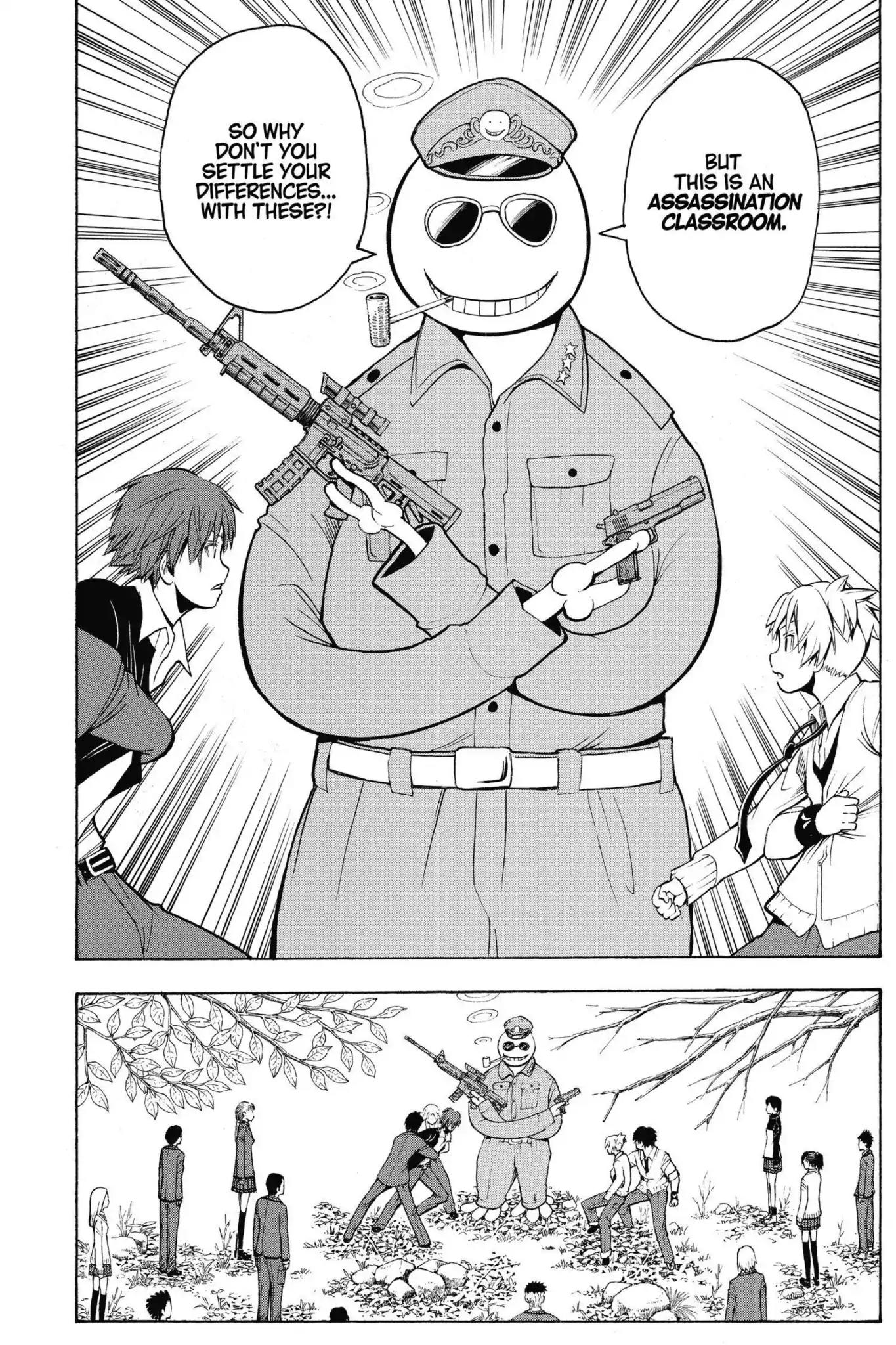 Ansatsu Kyoushitsu Chapter 143 page 22 - Chapter 143: Vol.17 CLASS 143: Time for a Breakup