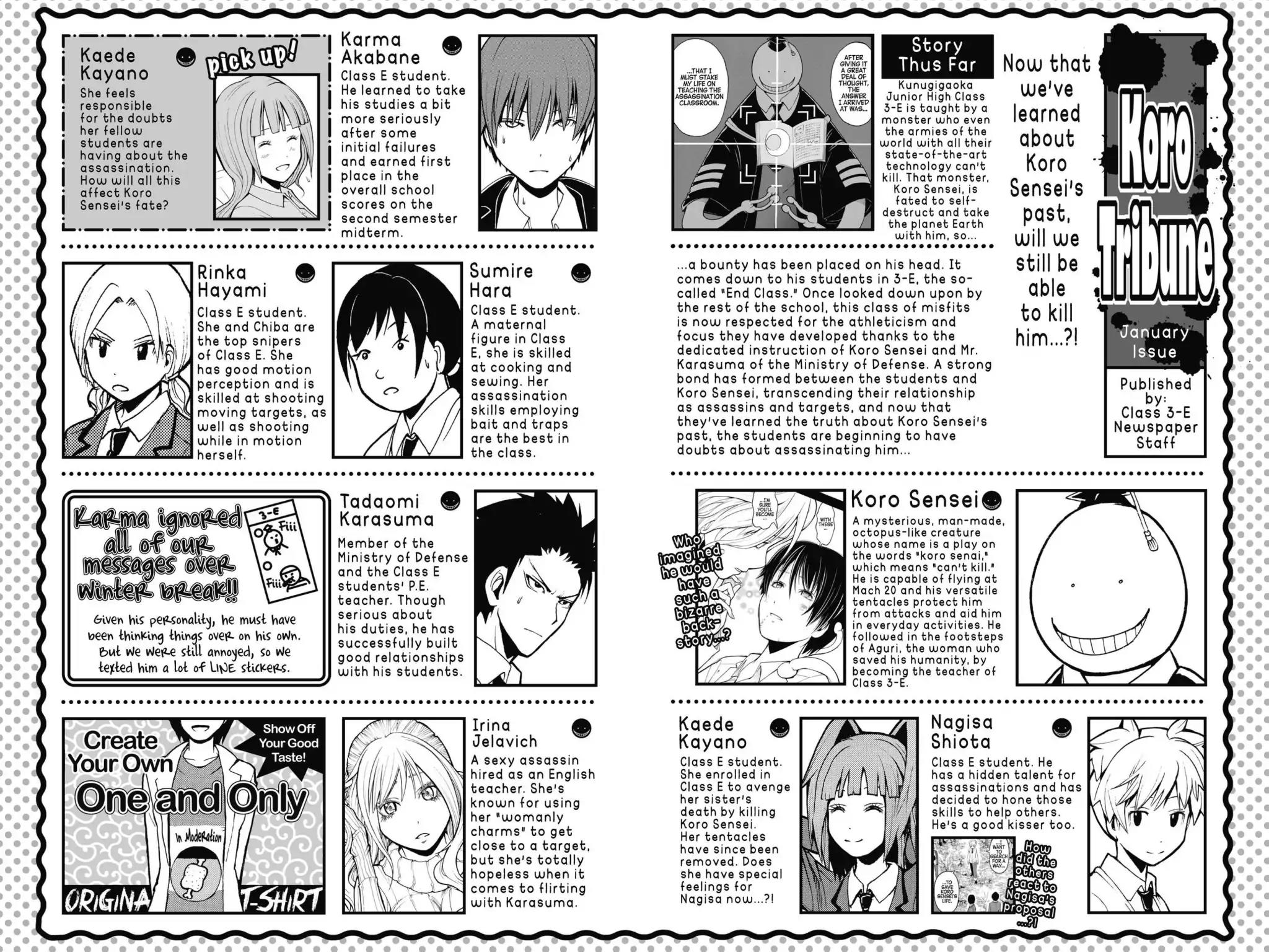 Ansatsu Kyoushitsu Chapter 143 page 5 - Chapter 143: Vol.17 CLASS 143: Time for a Breakup