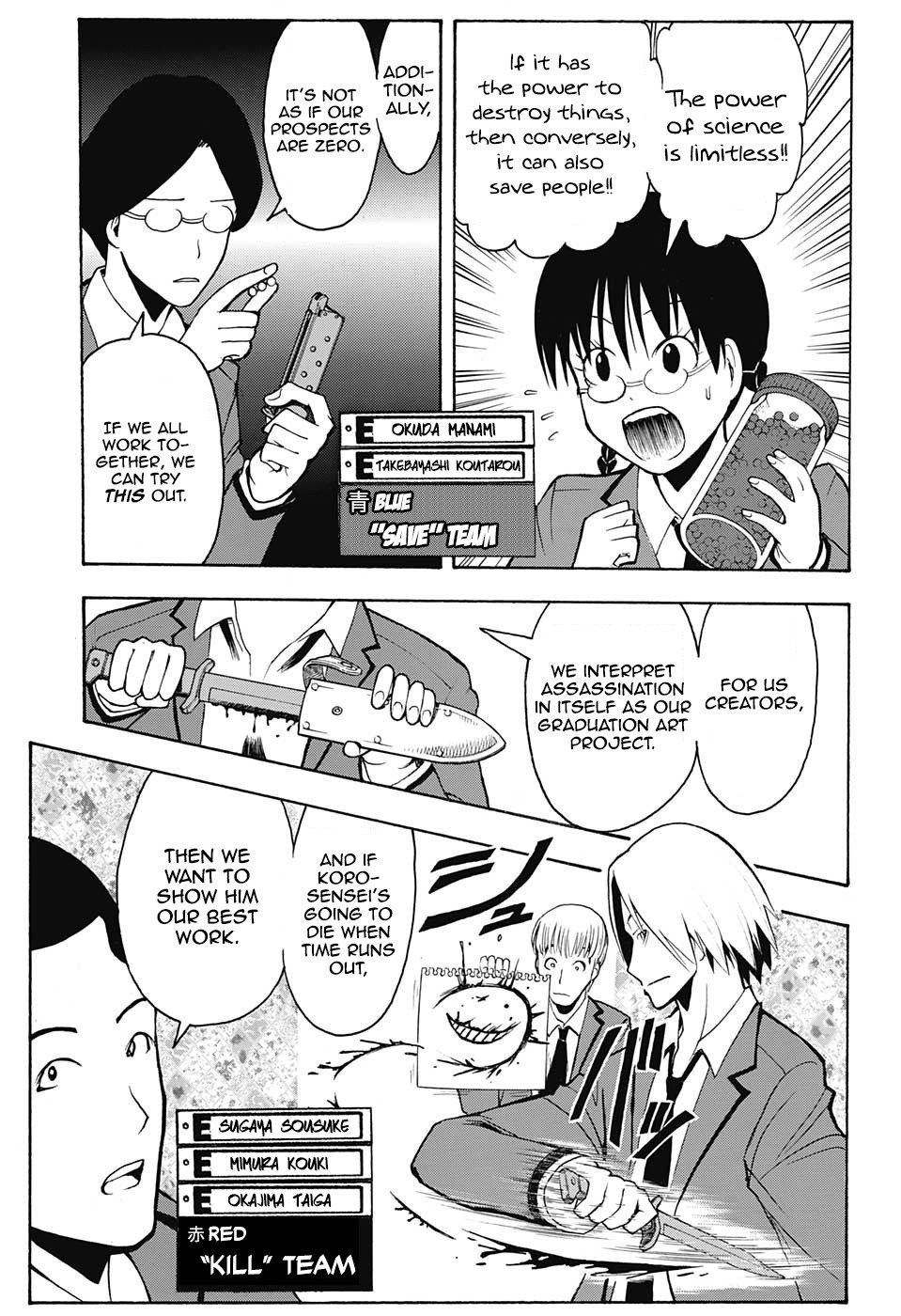 Ansatsu Kyoushitsu Chapter 144 page 4 - Chapter 144 : Assassins Time