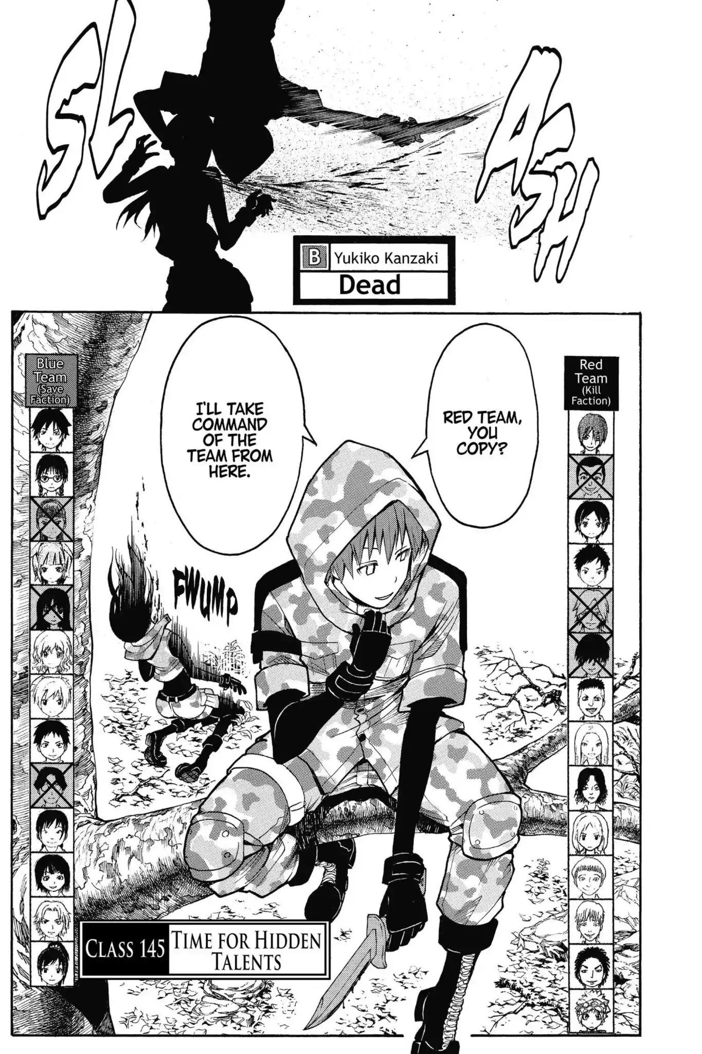 Ansatsu Kyoushitsu Chapter 145 page 5 - Chapter 145: Vol.17 CLASS 145: Time for Hidden Talents