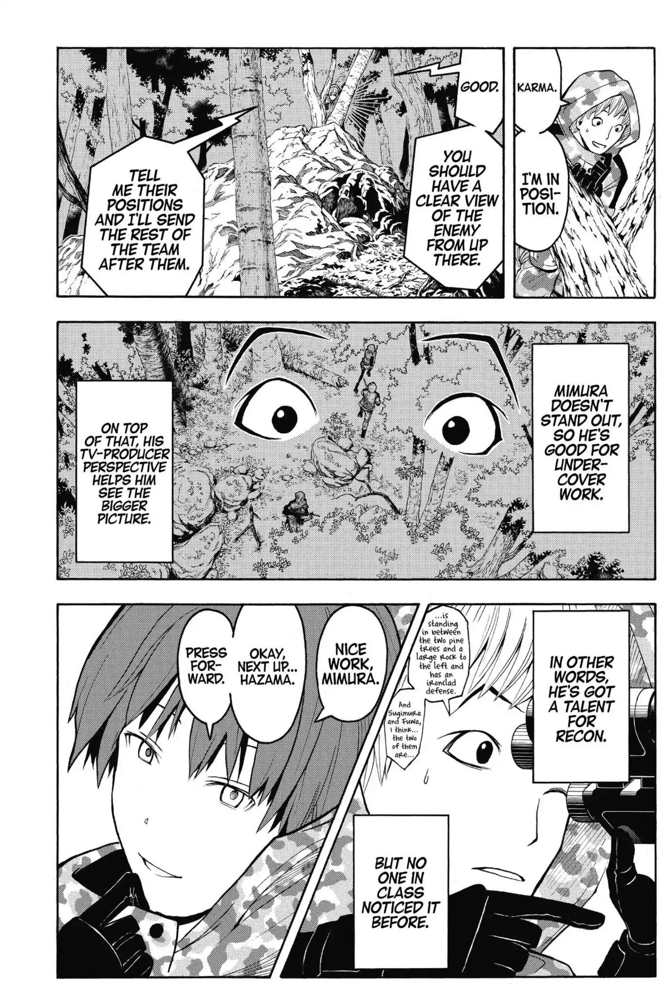 Ansatsu Kyoushitsu Chapter 145 page 8 - Chapter 145: Vol.17 CLASS 145: Time for Hidden Talents