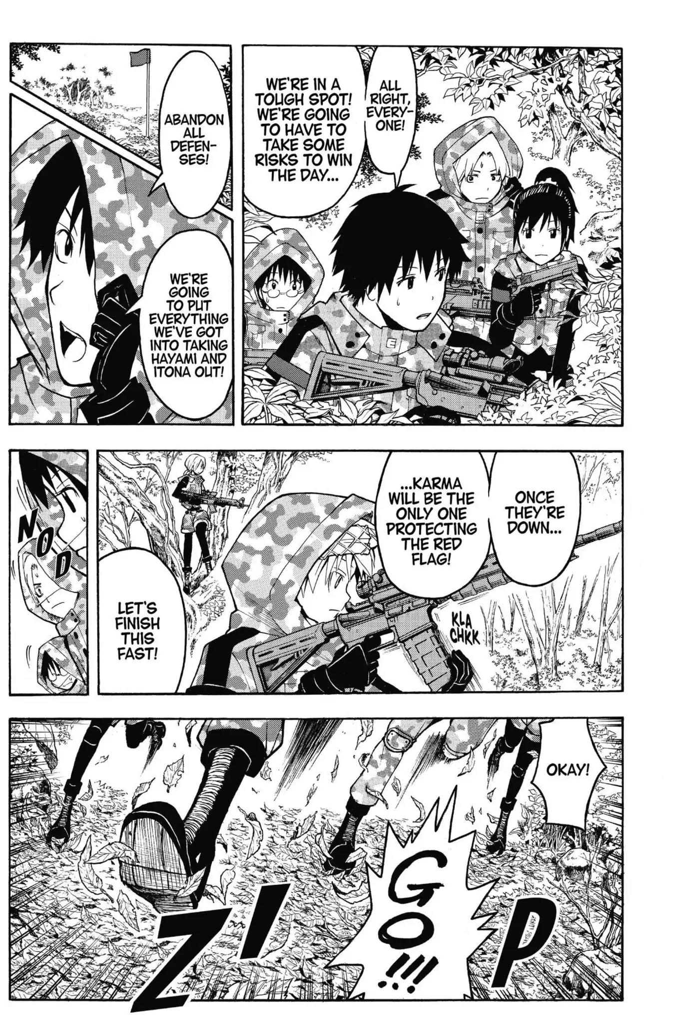 Ansatsu Kyoushitsu Chapter 146 page 10 - Chapter 146: Vol.17 CLASS 146: Time for a Fierce Battle