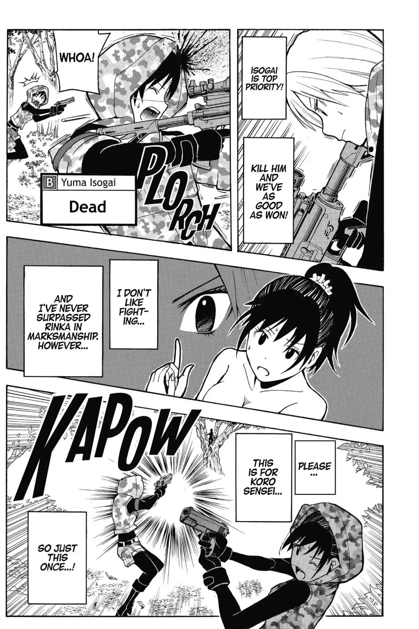 Ansatsu Kyoushitsu Chapter 146 page 12 - Chapter 146: Vol.17 CLASS 146: Time for a Fierce Battle
