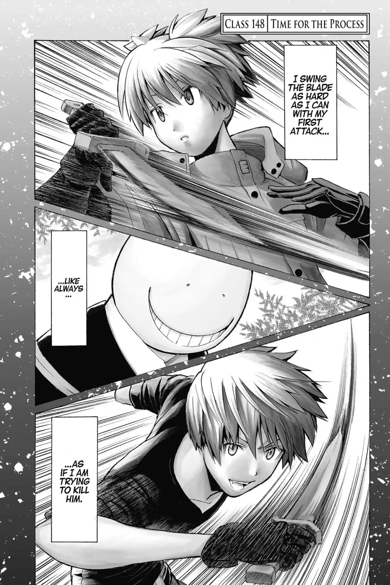 Ansatsu Kyoushitsu Chapter 148 page 1 - Chapter 148: Vol.17 CLASS 148: Time for the Process
