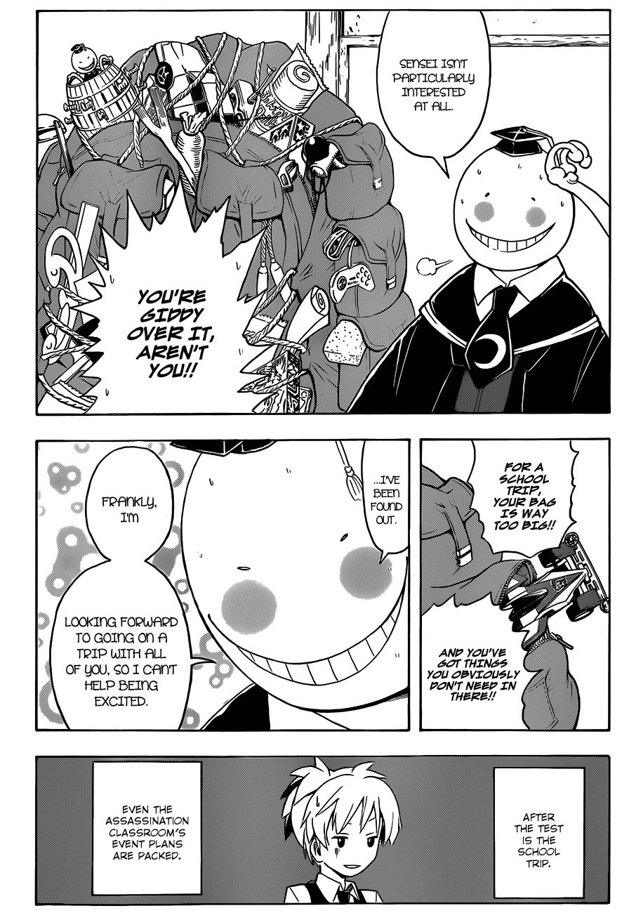 Ansatsu Kyoushitsu Chapter 15 page 3 - Chapter 15 : Traveling Time