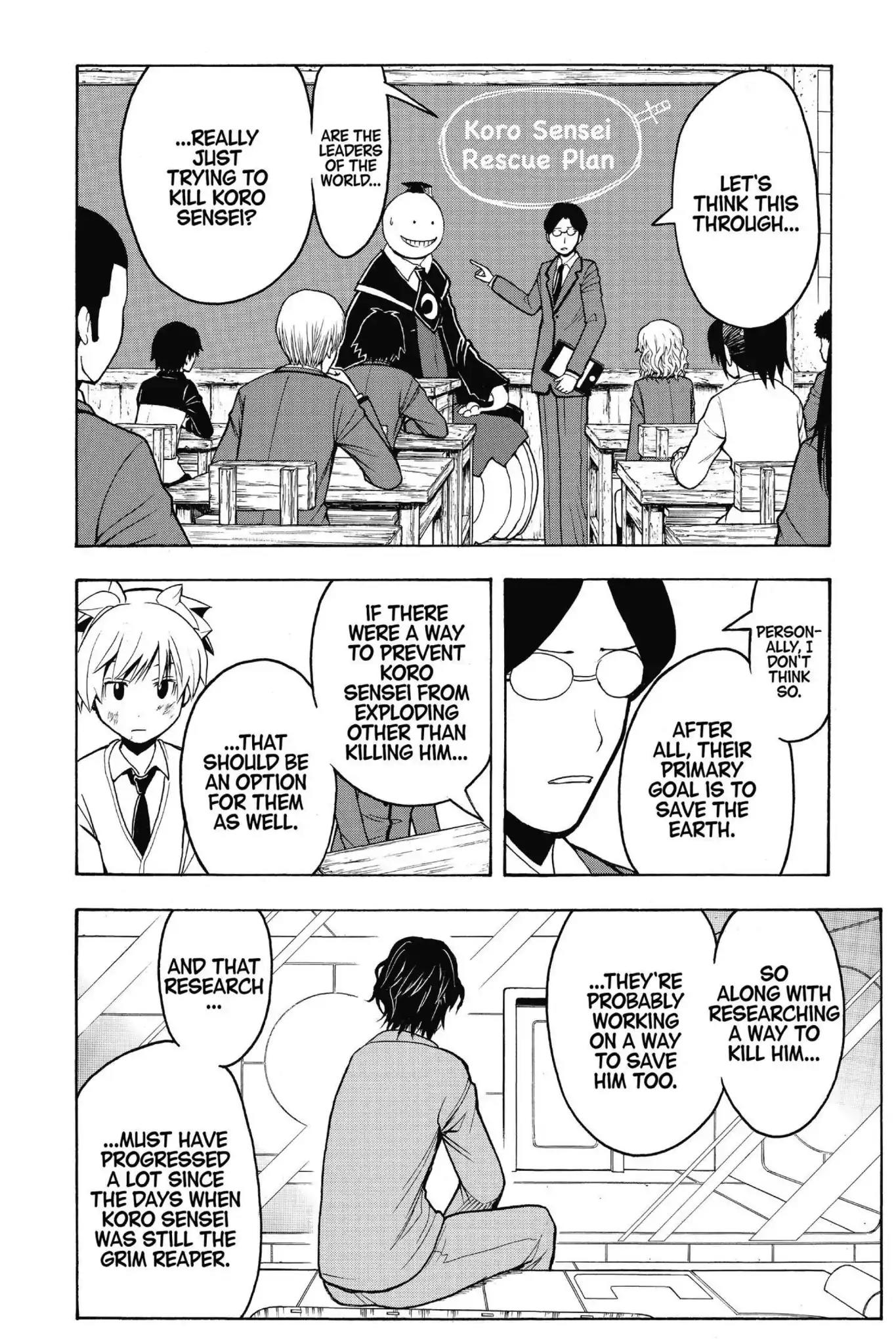 Ansatsu Kyoushitsu Chapter 150 page 2 - Chapter 150: Vol.17 CLASS 150: Time for a Research Project