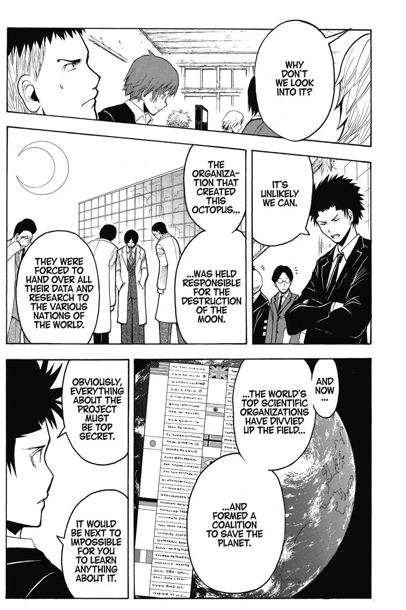 Ansatsu Kyoushitsu Chapter 150 page 3 - Chapter 150: Vol.17 CLASS 150: Time for a Research Project