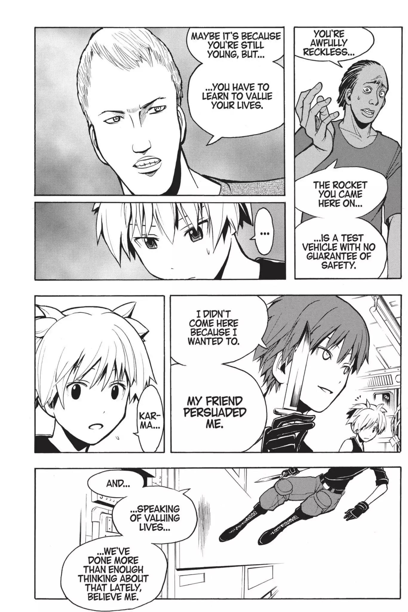 Ansatsu Kyoushitsu Chapter 152 page 17 - Chapter 152: Vol.18 CLASS 152: Time for Outer Space