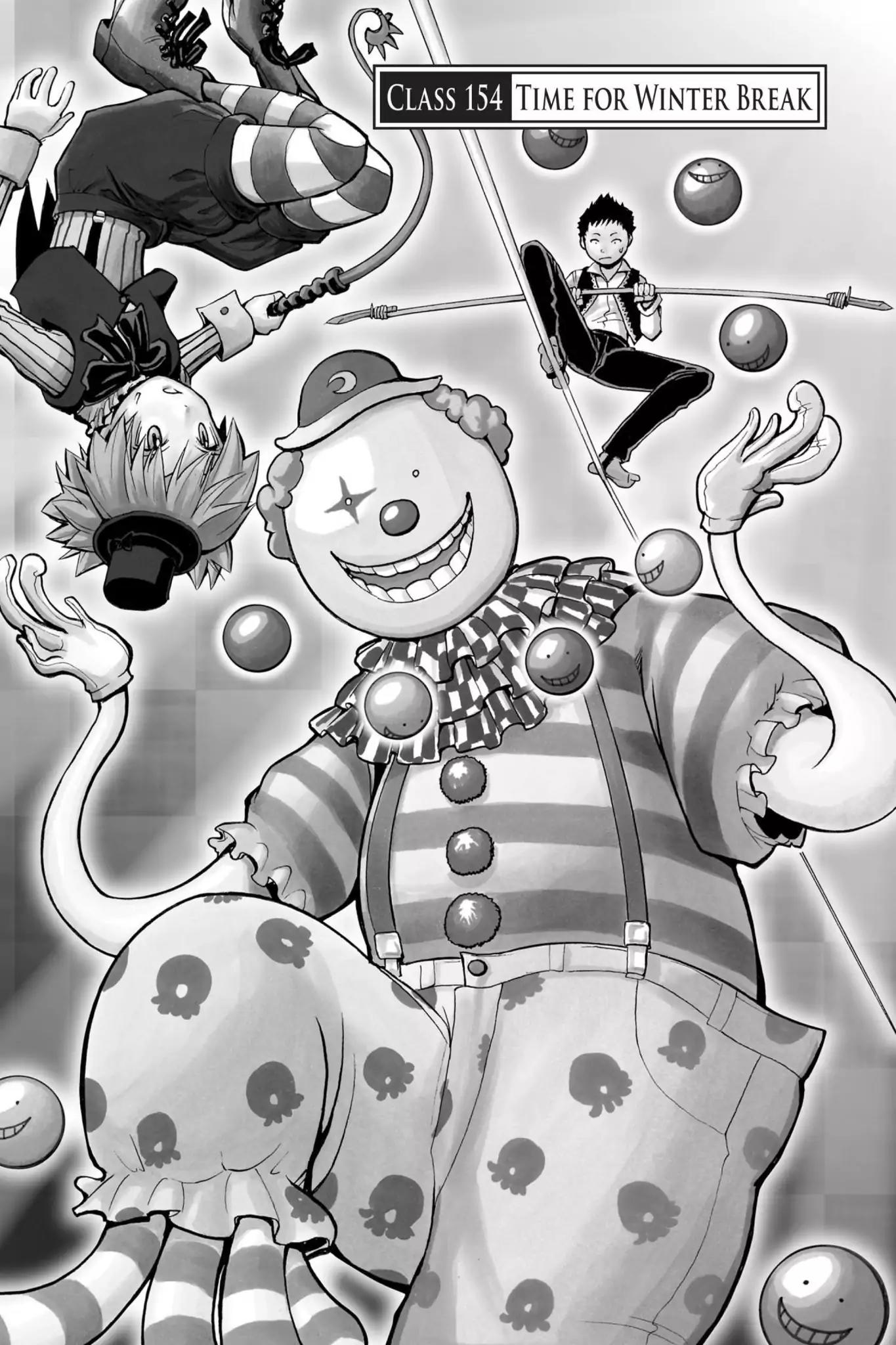 Ansatsu Kyoushitsu Chapter 154 page 1 - Chapter 154: Vol.18 CLASS 154: Time for Winter Break