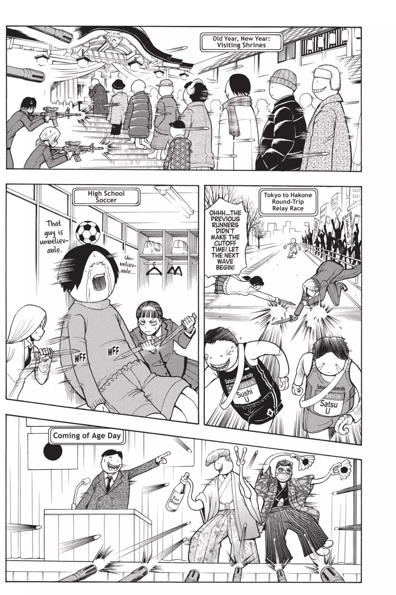 Ansatsu Kyoushitsu Chapter 154 page 11 - Chapter 154: Vol.18 CLASS 154: Time for Winter Break