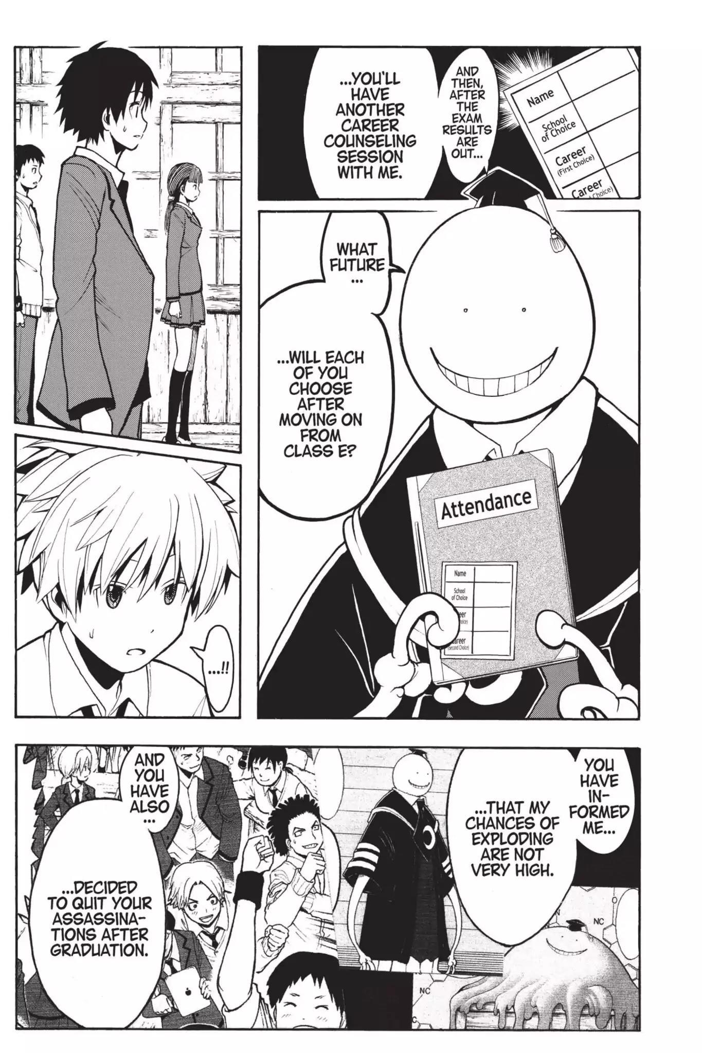 Ansatsu Kyoushitsu Chapter 154 page 15 - Chapter 154: Vol.18 CLASS 154: Time for Winter Break
