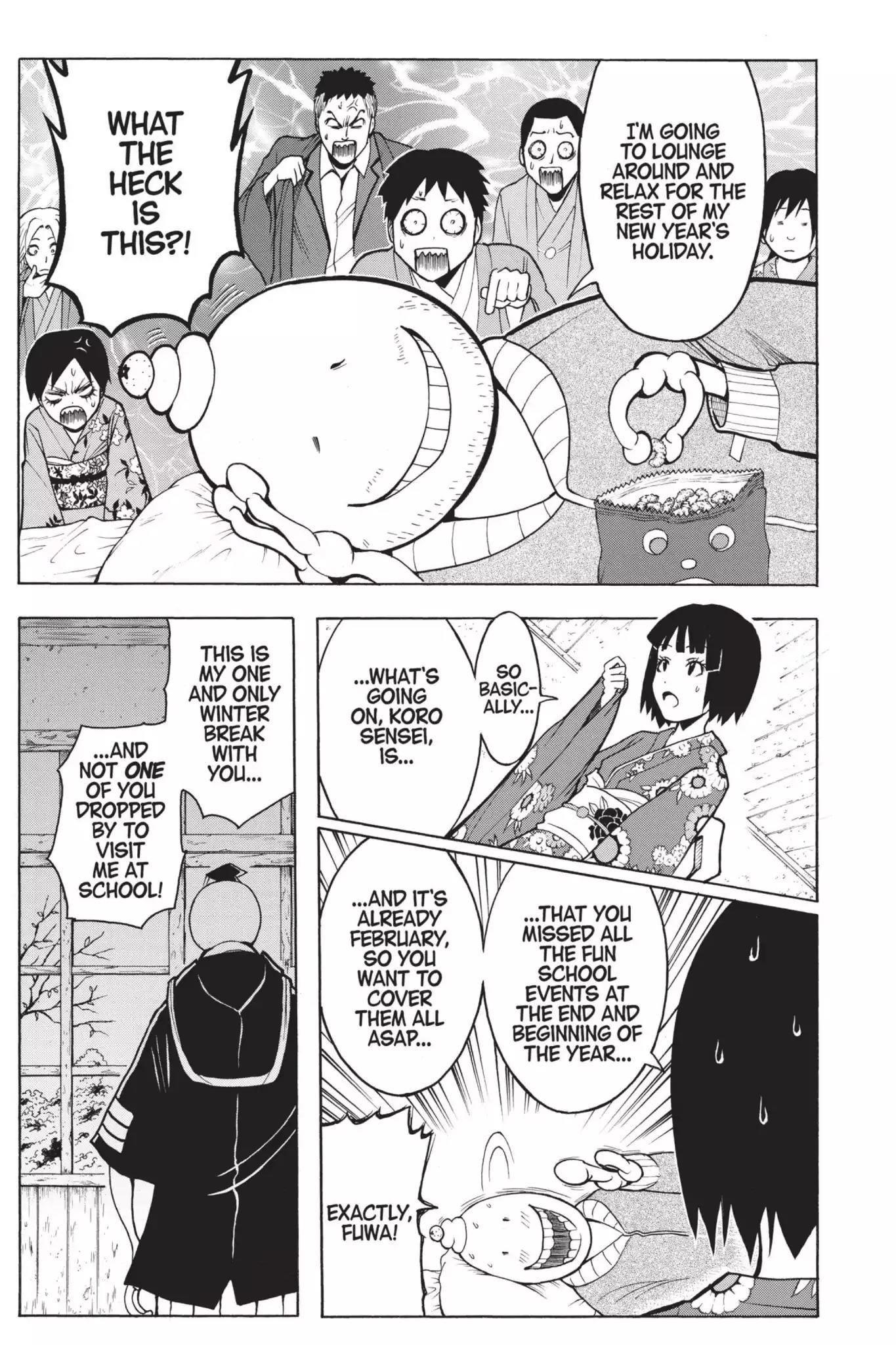 Ansatsu Kyoushitsu Chapter 154 page 7 - Chapter 154: Vol.18 CLASS 154: Time for Winter Break