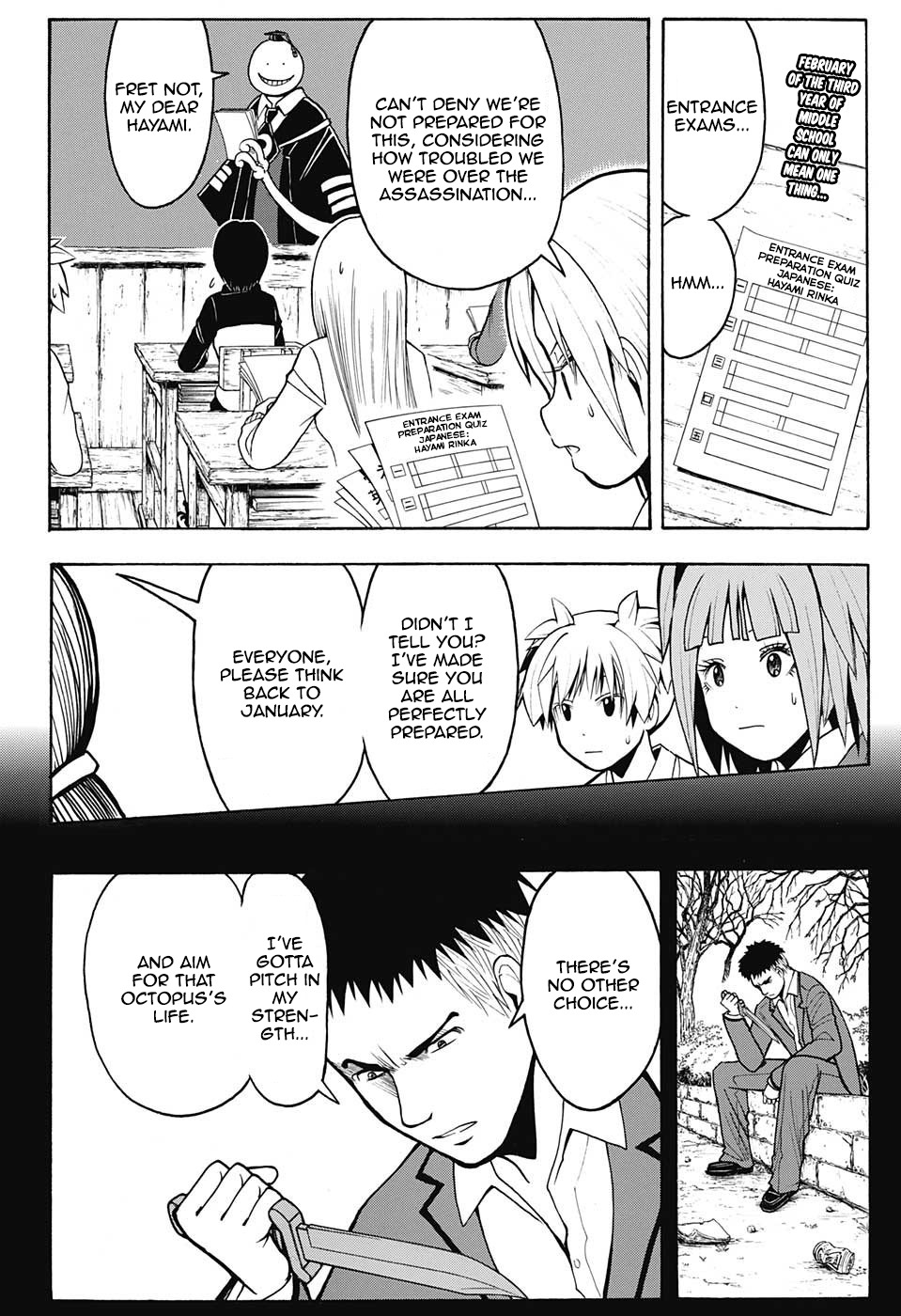 Ansatsu Kyoushitsu Chapter 155 page 3 - Chapter 155 : Ultimate Teacher Time