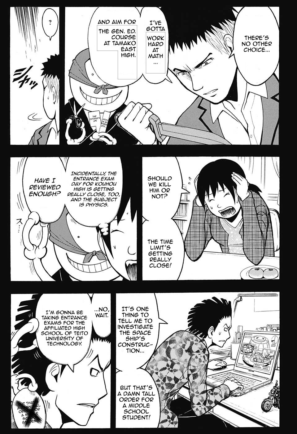 Ansatsu Kyoushitsu Chapter 155 page 4 - Chapter 155 : Ultimate Teacher Time