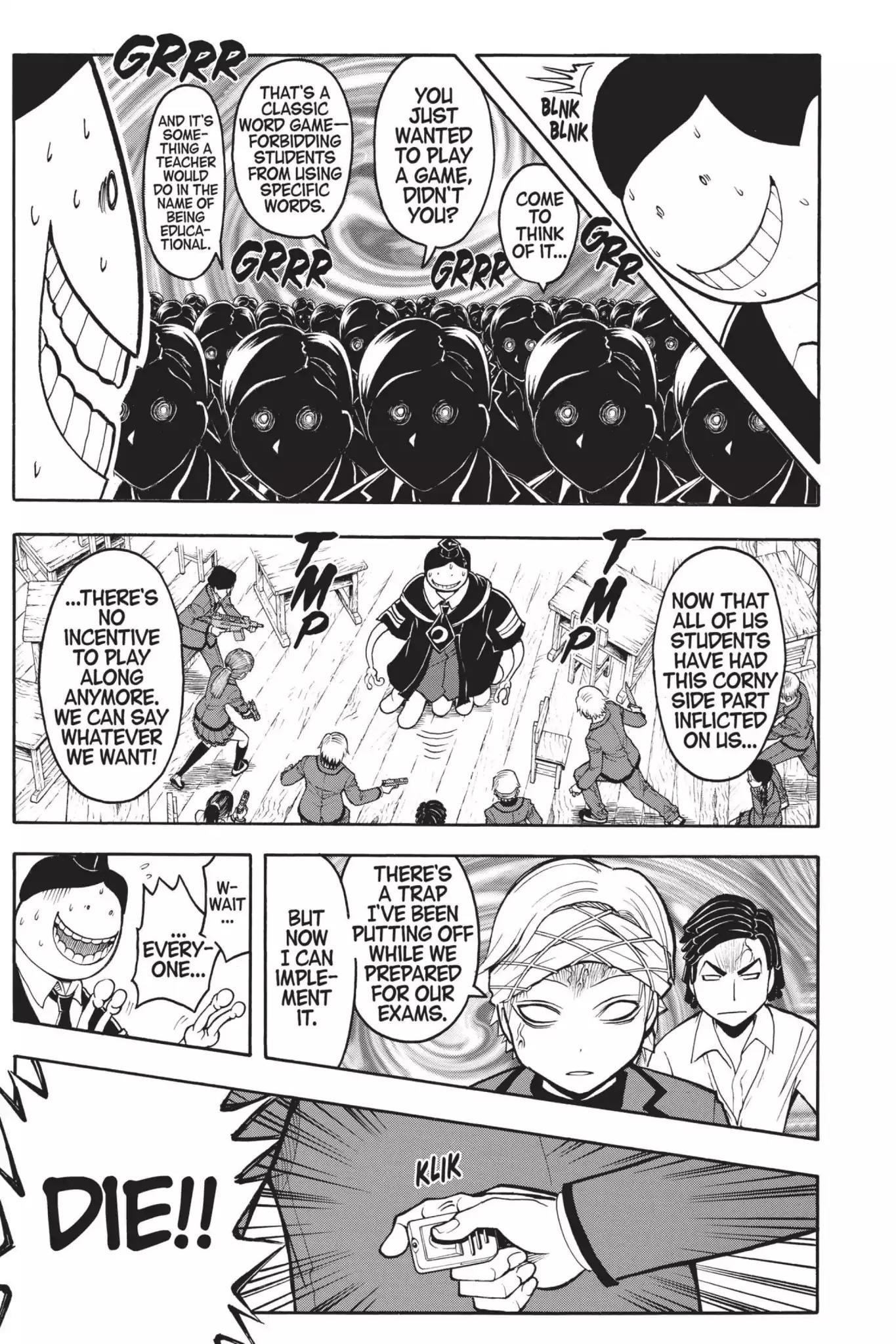 Ansatsu Kyoushitsu Chapter 156 page 11 - Chapter 156: Vol.18 CLASS 156: Time for a Side Part