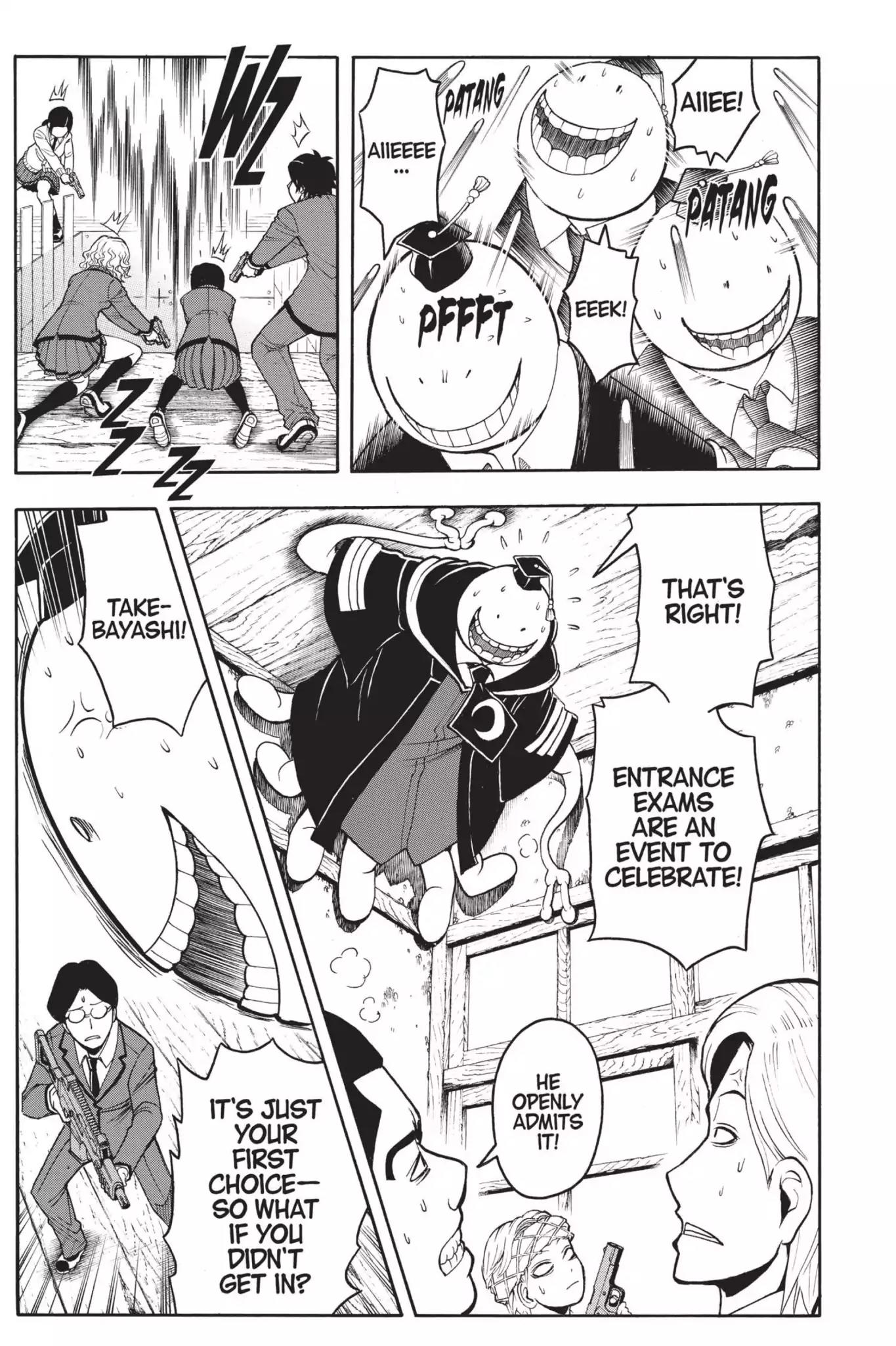 Ansatsu Kyoushitsu Chapter 156 page 13 - Chapter 156: Vol.18 CLASS 156: Time for a Side Part