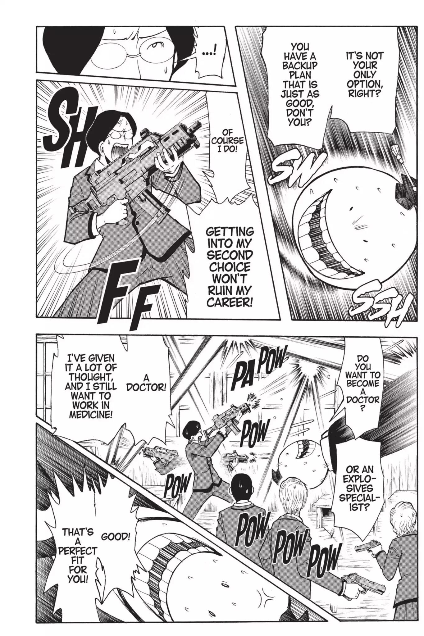 Ansatsu Kyoushitsu Chapter 156 page 14 - Chapter 156: Vol.18 CLASS 156: Time for a Side Part