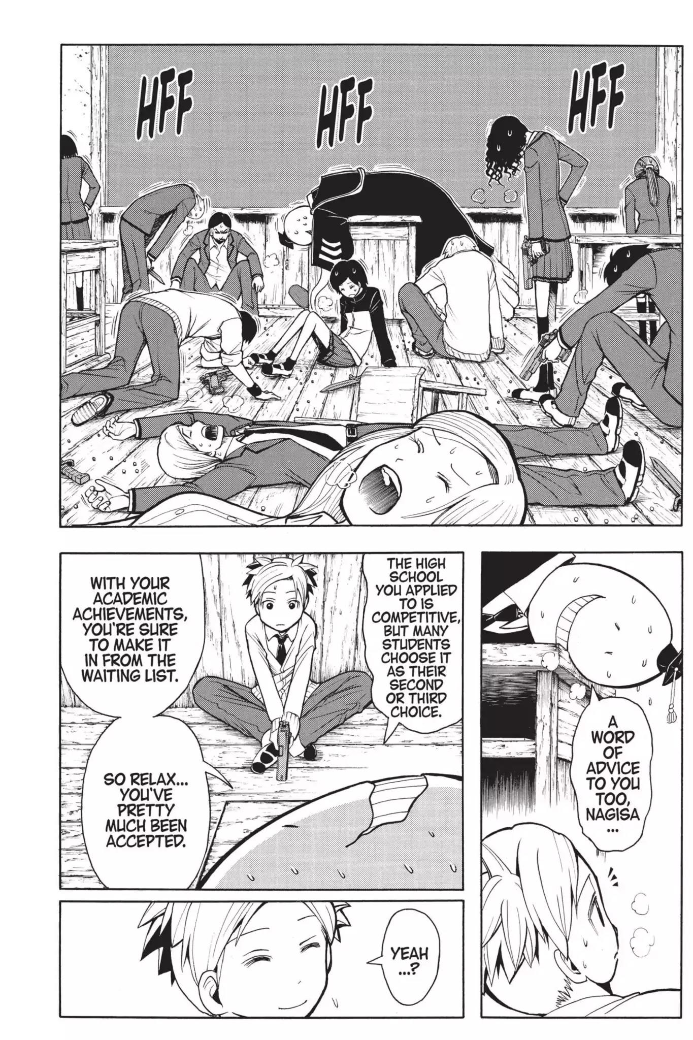 Ansatsu Kyoushitsu Chapter 156 page 16 - Chapter 156: Vol.18 CLASS 156: Time for a Side Part