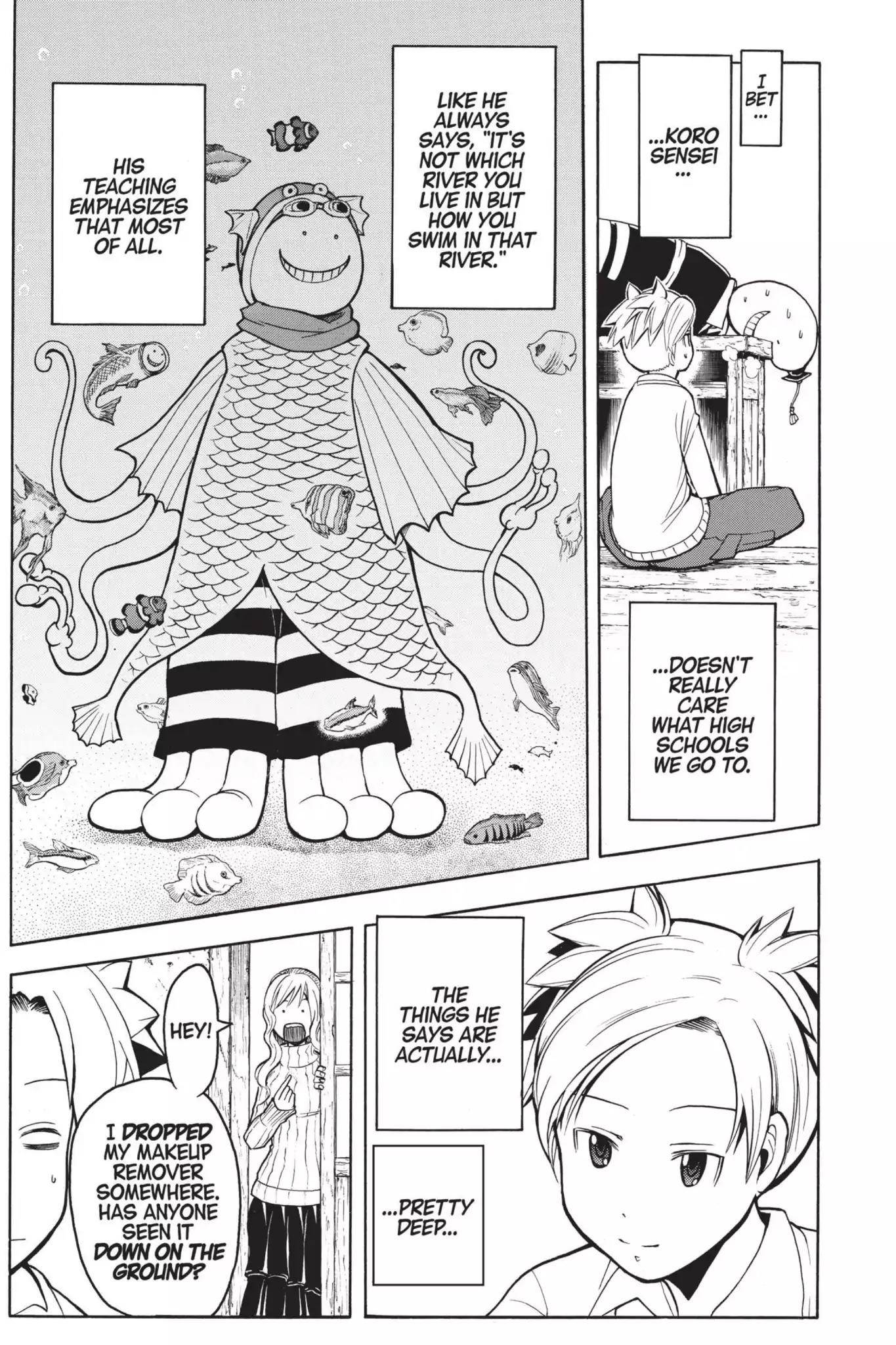 Ansatsu Kyoushitsu Chapter 156 page 17 - Chapter 156: Vol.18 CLASS 156: Time for a Side Part