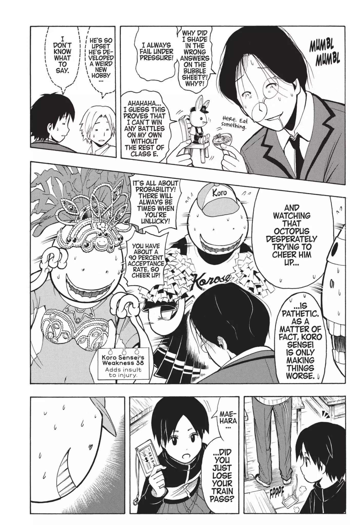 Ansatsu Kyoushitsu Chapter 156 page 4 - Chapter 156: Vol.18 CLASS 156: Time for a Side Part