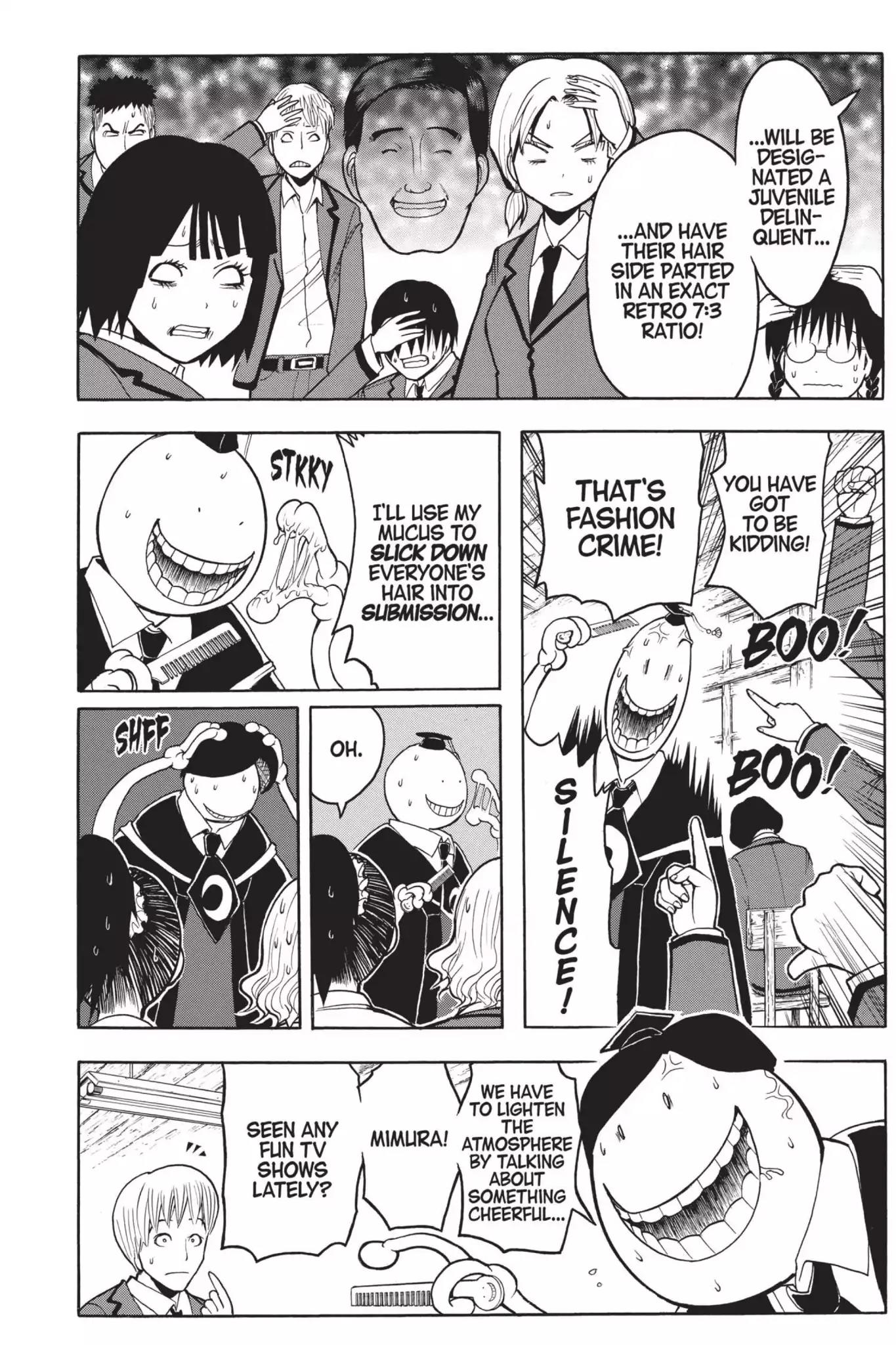 Ansatsu Kyoushitsu Chapter 156 page 6 - Chapter 156: Vol.18 CLASS 156: Time for a Side Part