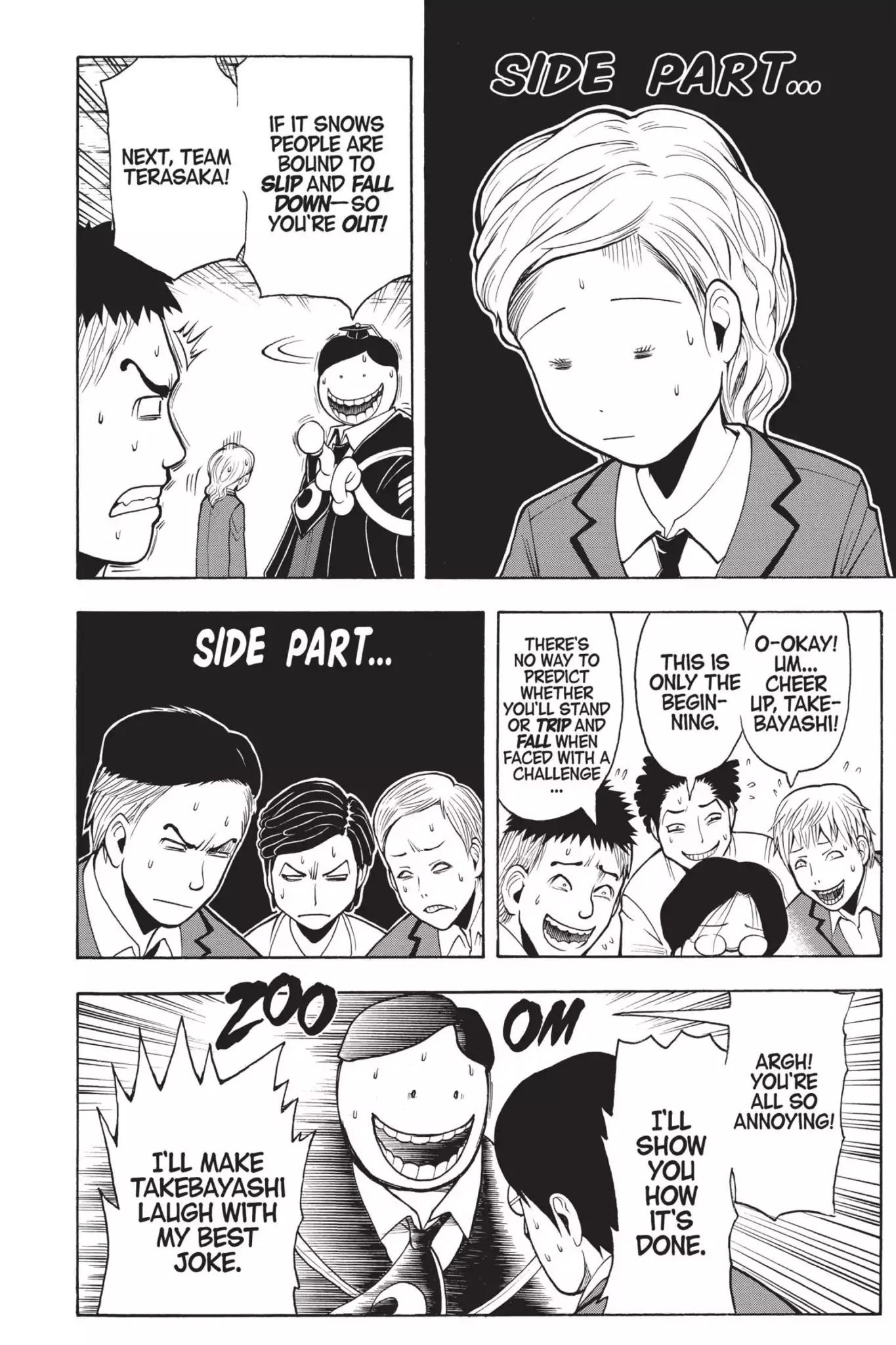 Ansatsu Kyoushitsu Chapter 156 page 8 - Chapter 156: Vol.18 CLASS 156: Time for a Side Part