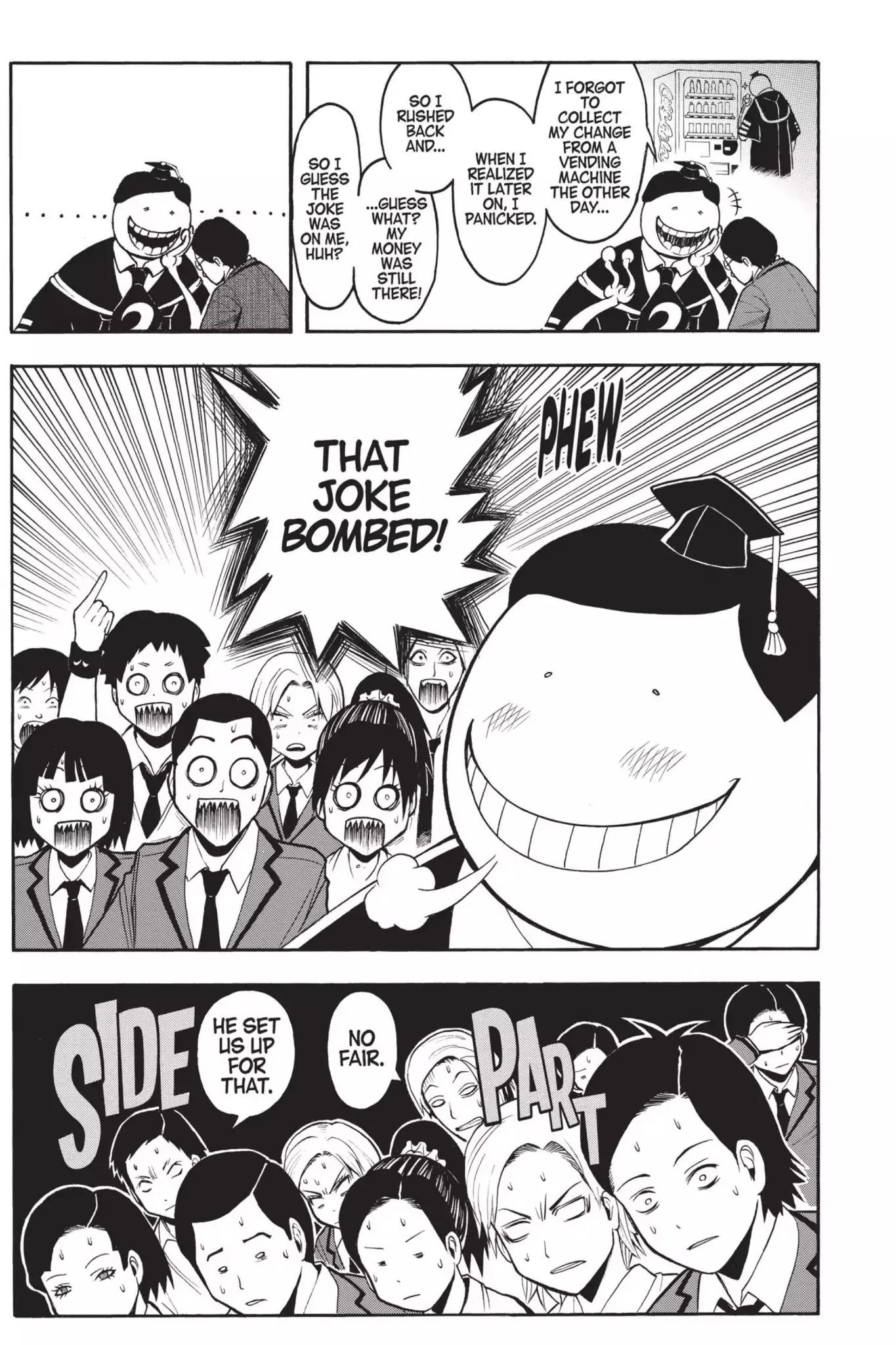 Ansatsu Kyoushitsu Chapter 156 page 9 - Chapter 156: Vol.18 CLASS 156: Time for a Side Part
