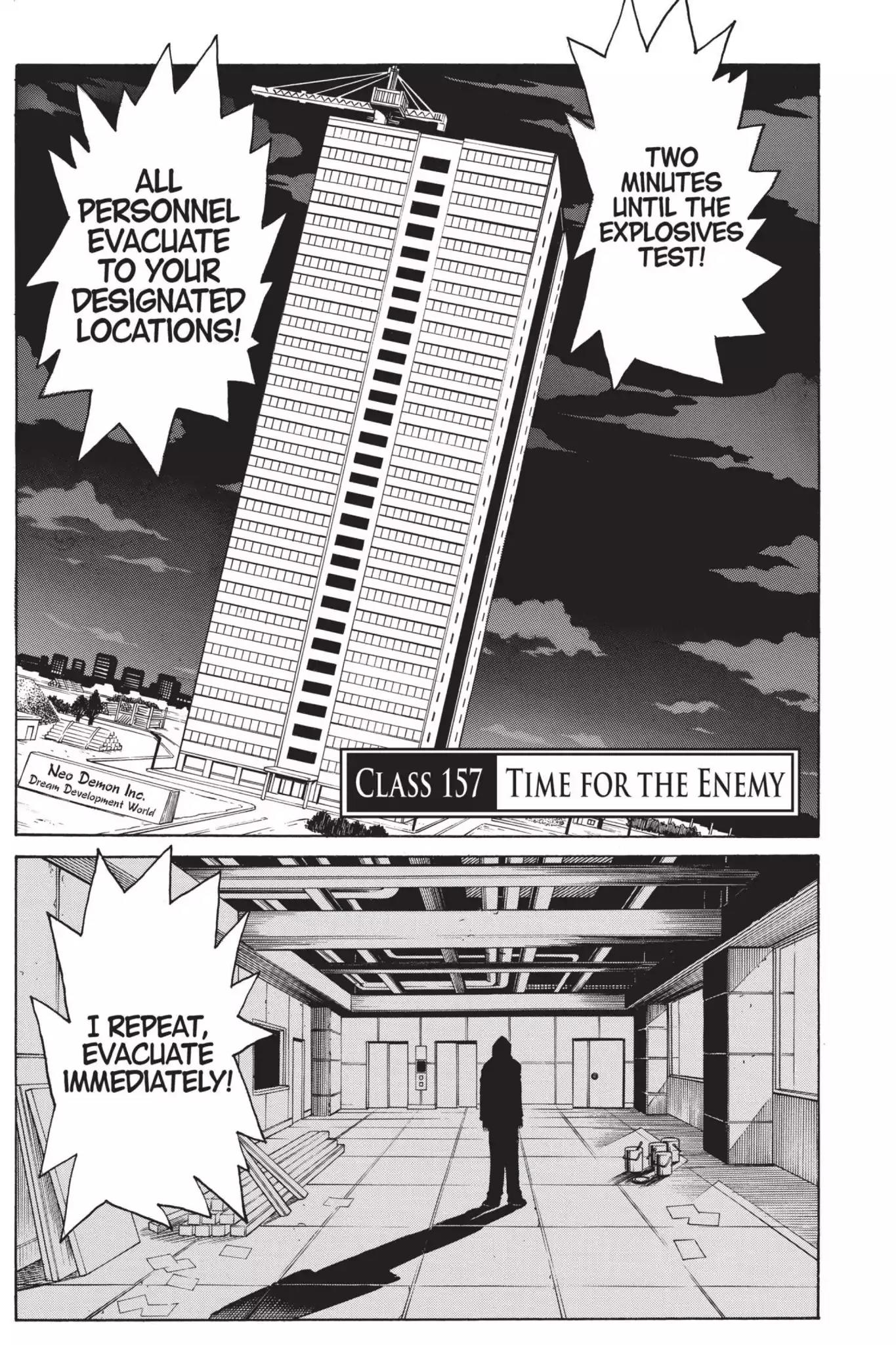 Ansatsu Kyoushitsu Chapter 157 page 1 - Chapter 157: Vol.18 CLASS 157: Time for the Enemy