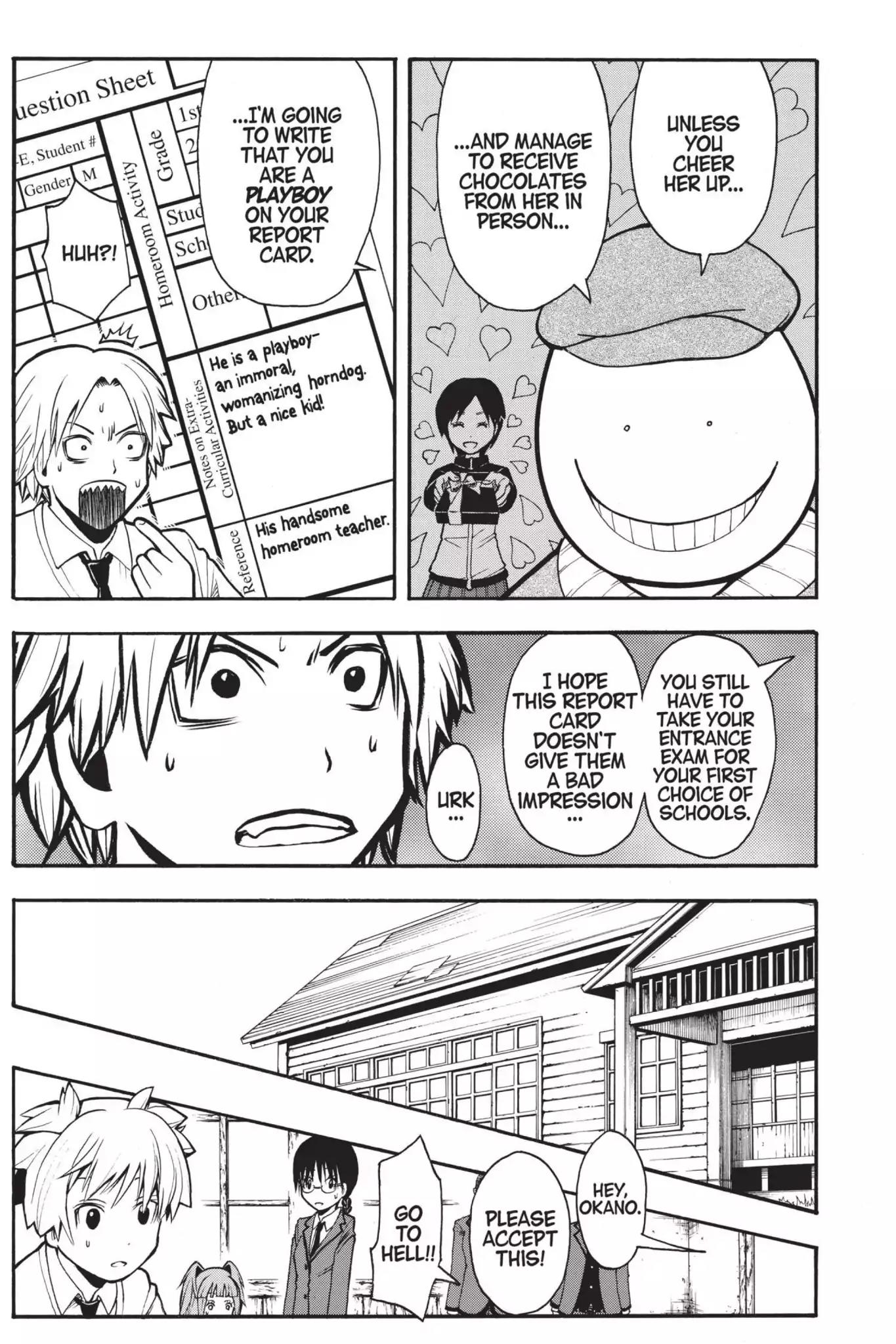 Ansatsu Kyoushitsu Chapter 158 page 9 - Chapter 158: Vol.18 CLASS 158: Time for Valentine's Day