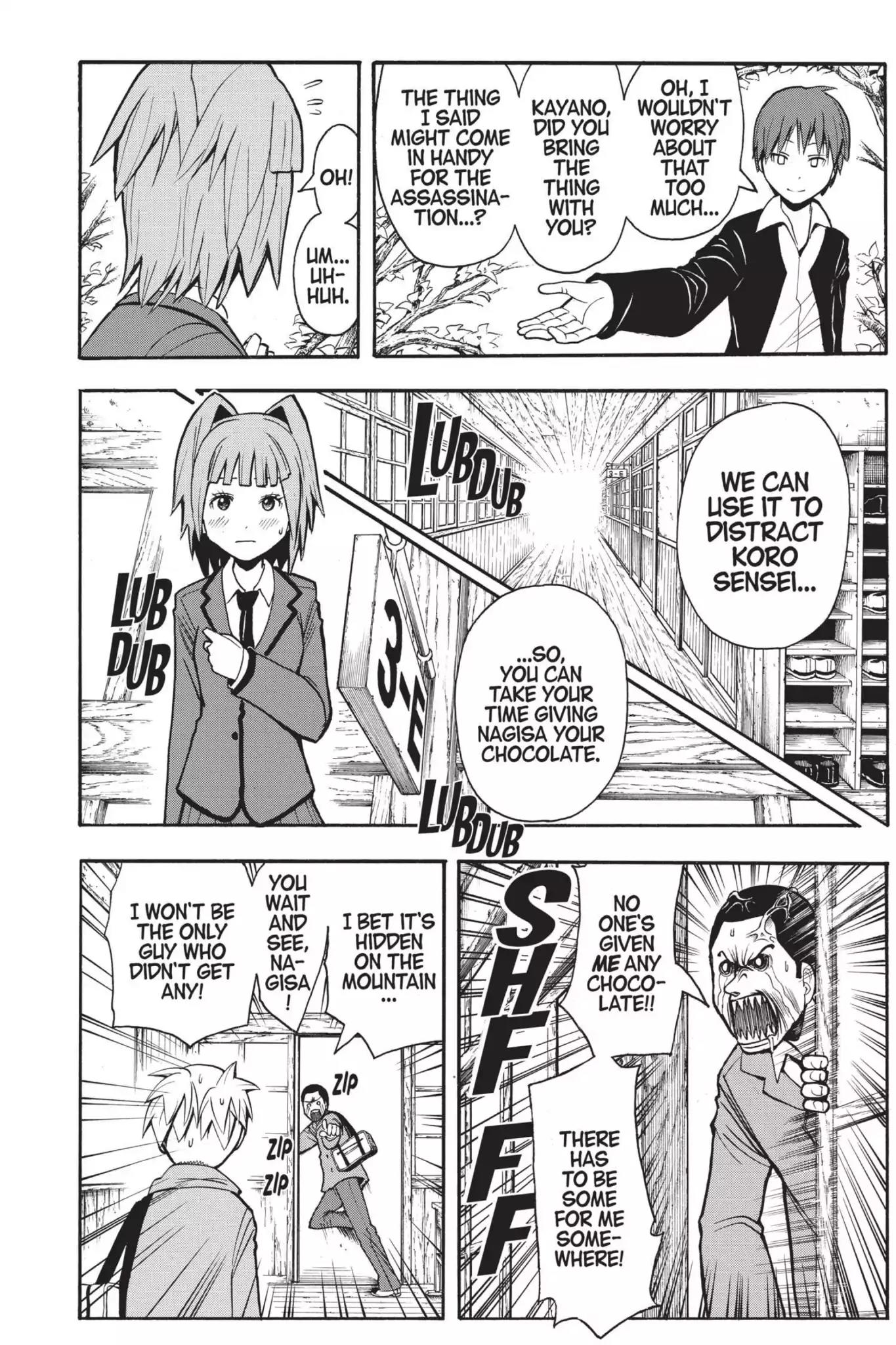 Ansatsu Kyoushitsu Chapter 159 page 10 - Chapter 159: Vol.18 CLASS 159: Time for Valentine's Day-2nd Period
