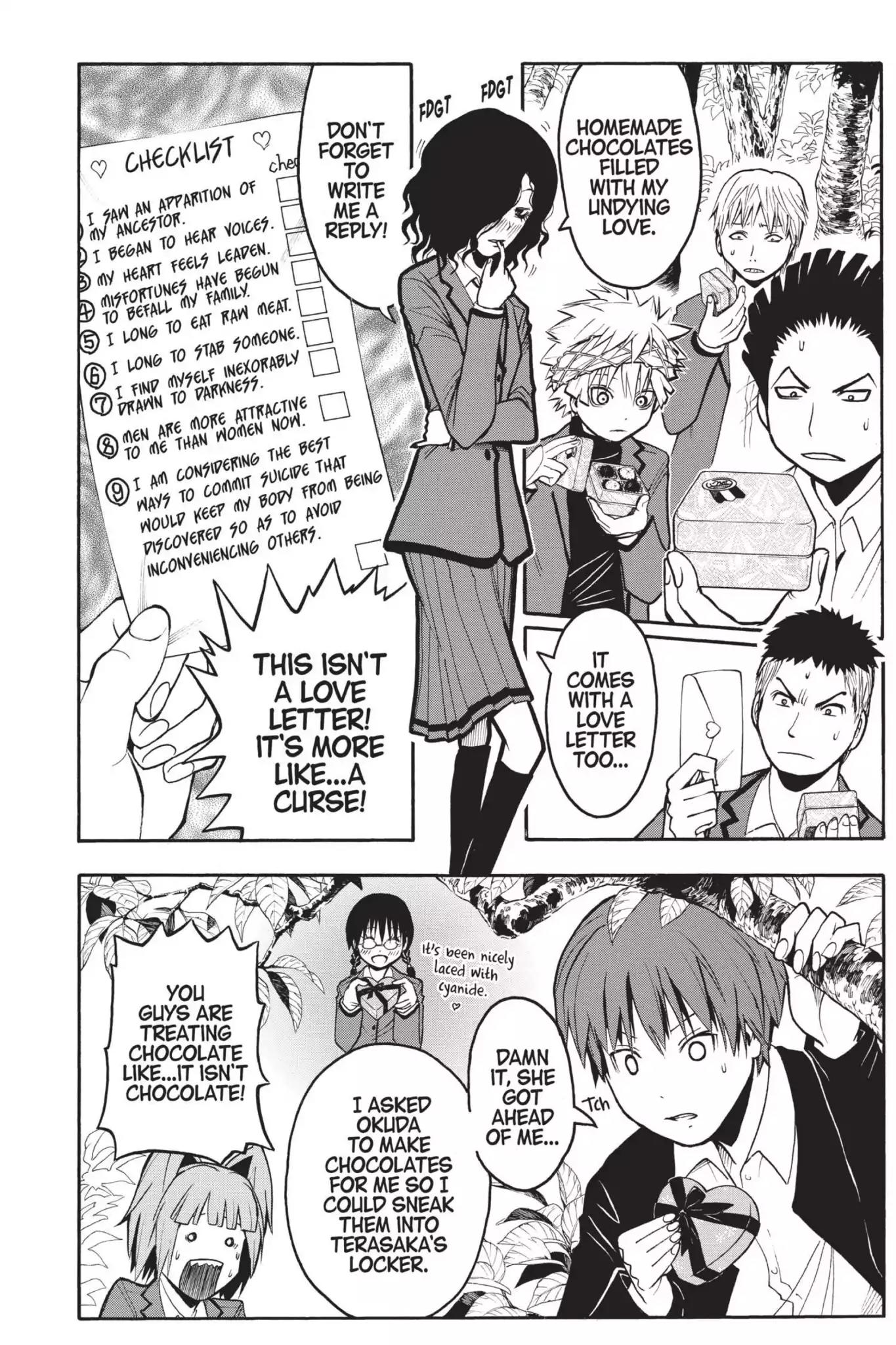 Ansatsu Kyoushitsu Chapter 159 page 6 - Chapter 159: Vol.18 CLASS 159: Time for Valentine's Day-2nd Period