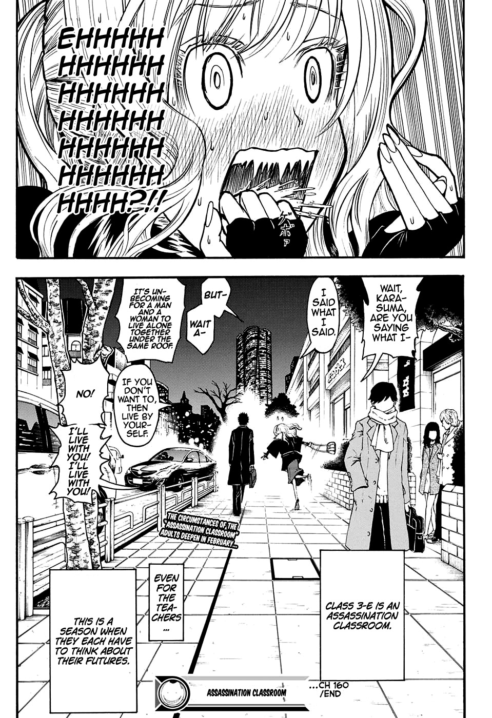 Ansatsu Kyoushitsu Chapter 160 page 21 - Chapter 160 : Valentine's Time - After School