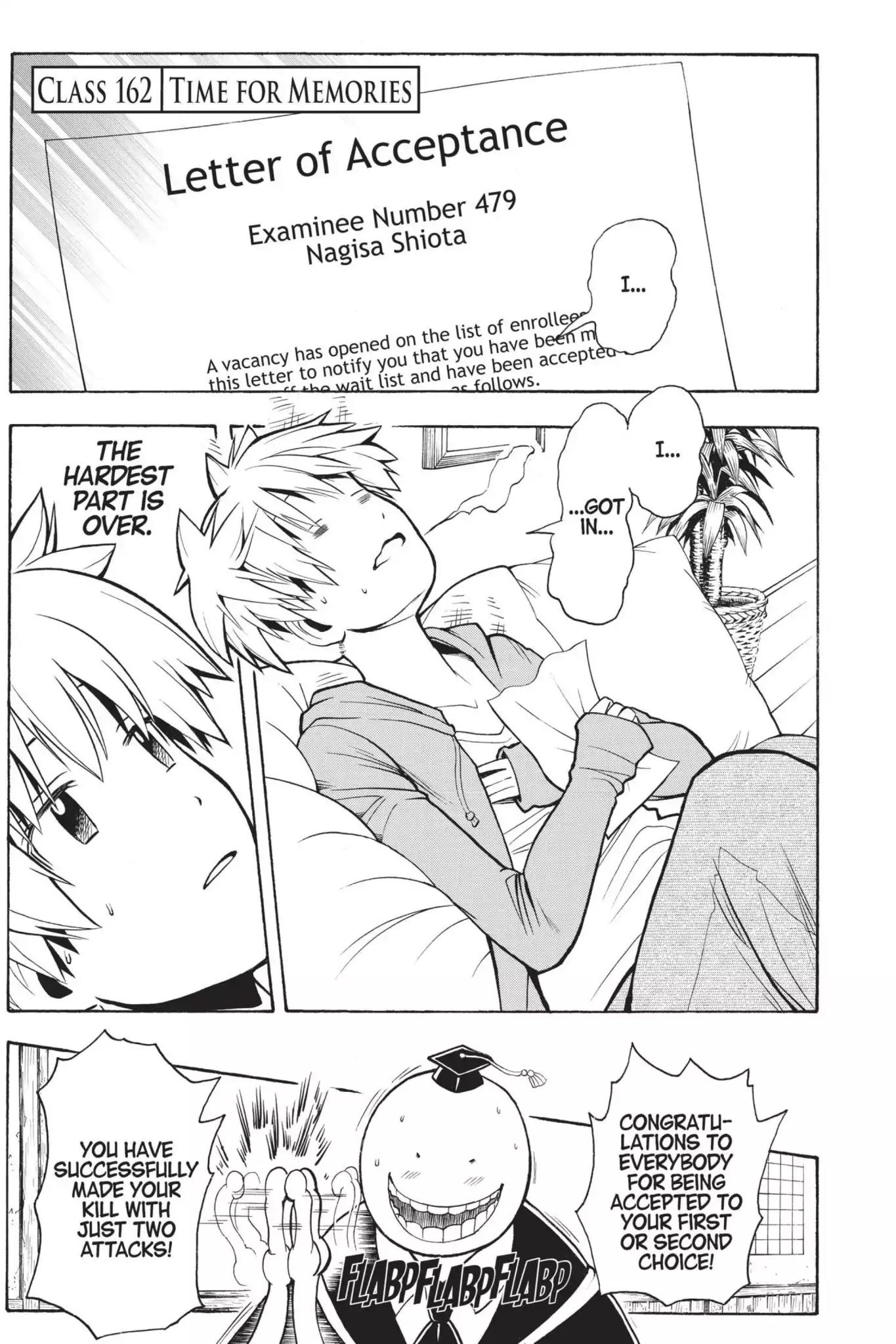 Ansatsu Kyoushitsu Chapter 161 page 27 - Chapter 161: Vol.19 CLASS 161: Time for Pride