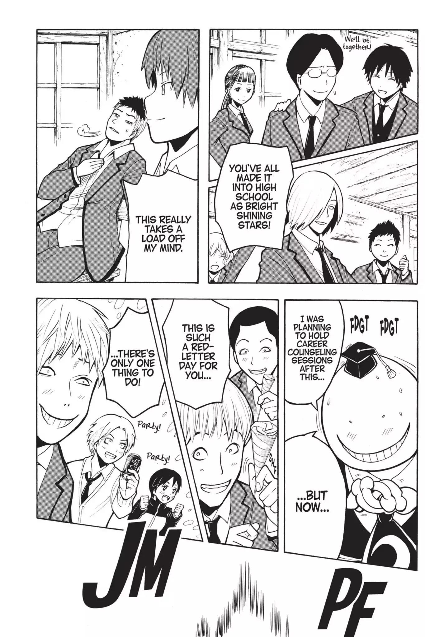 Ansatsu Kyoushitsu Chapter 161 page 28 - Chapter 161: Vol.19 CLASS 161: Time for Pride