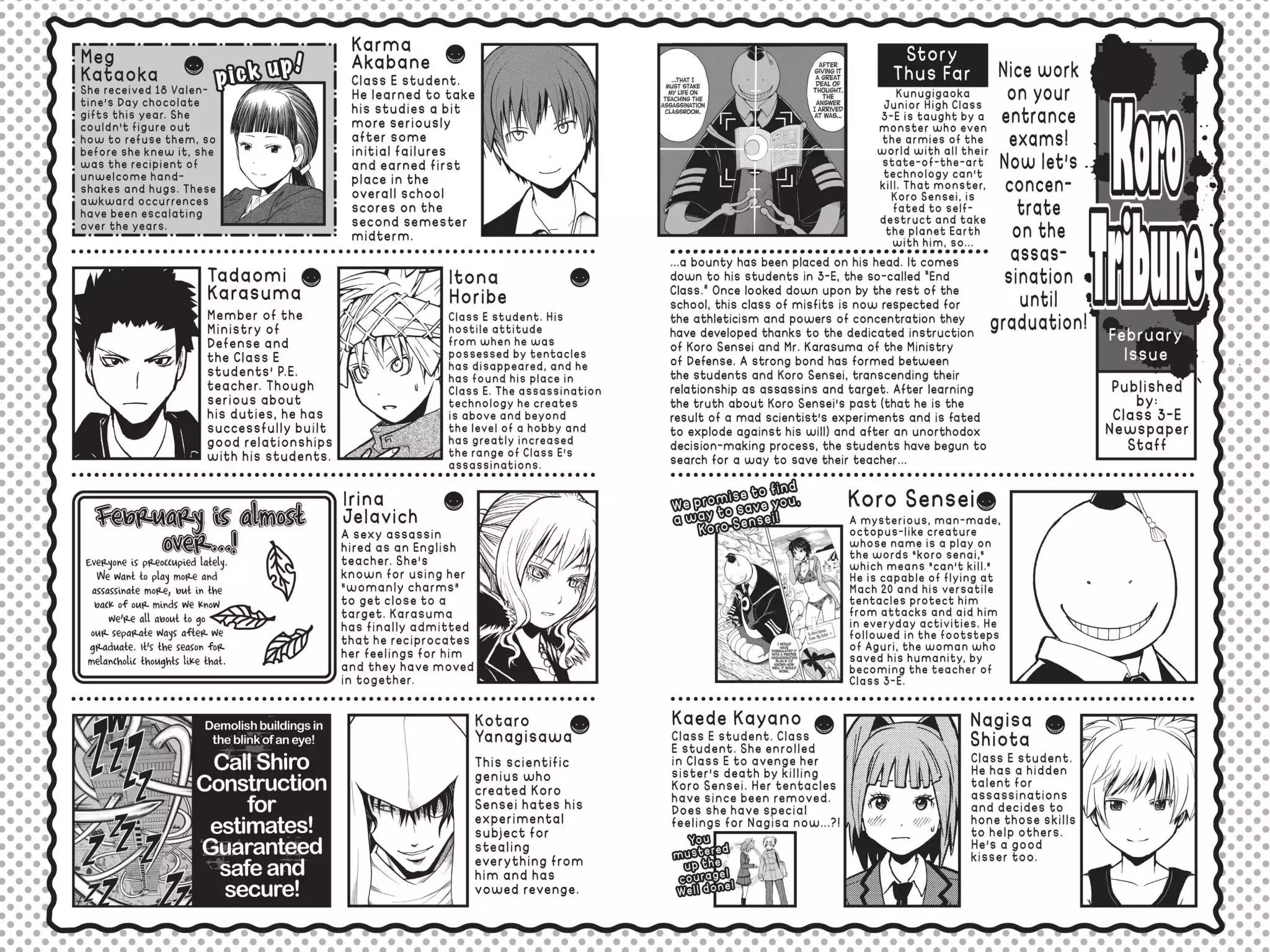 Ansatsu Kyoushitsu Chapter 161 page 5 - Chapter 161: Vol.19 CLASS 161: Time for Pride