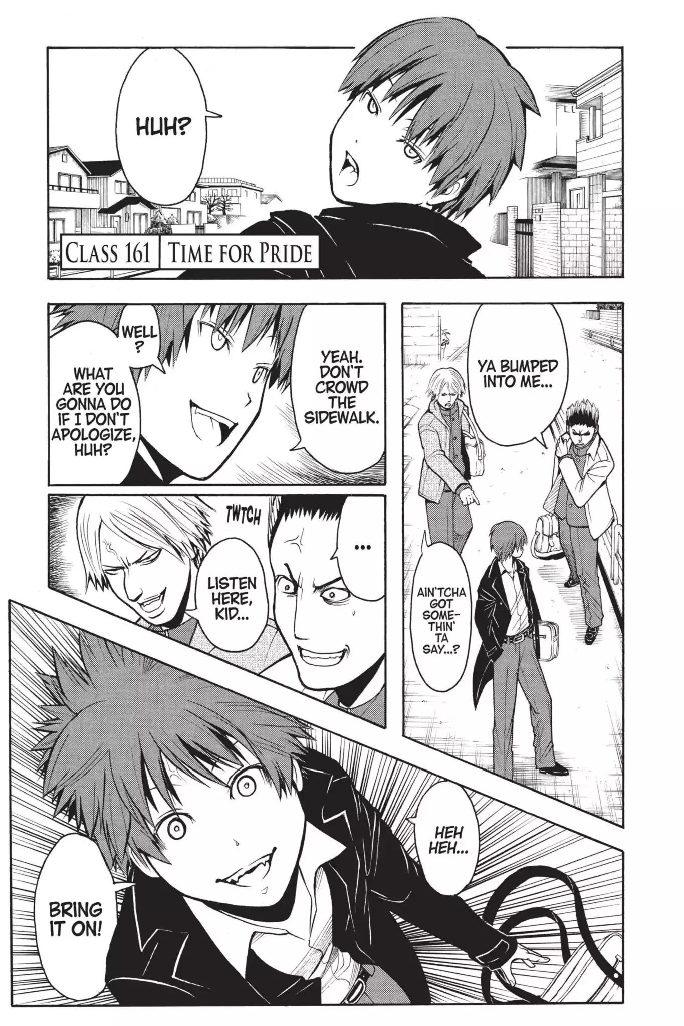 Ansatsu Kyoushitsu Chapter 161 page 7 - Chapter 161: Vol.19 CLASS 161: Time for Pride