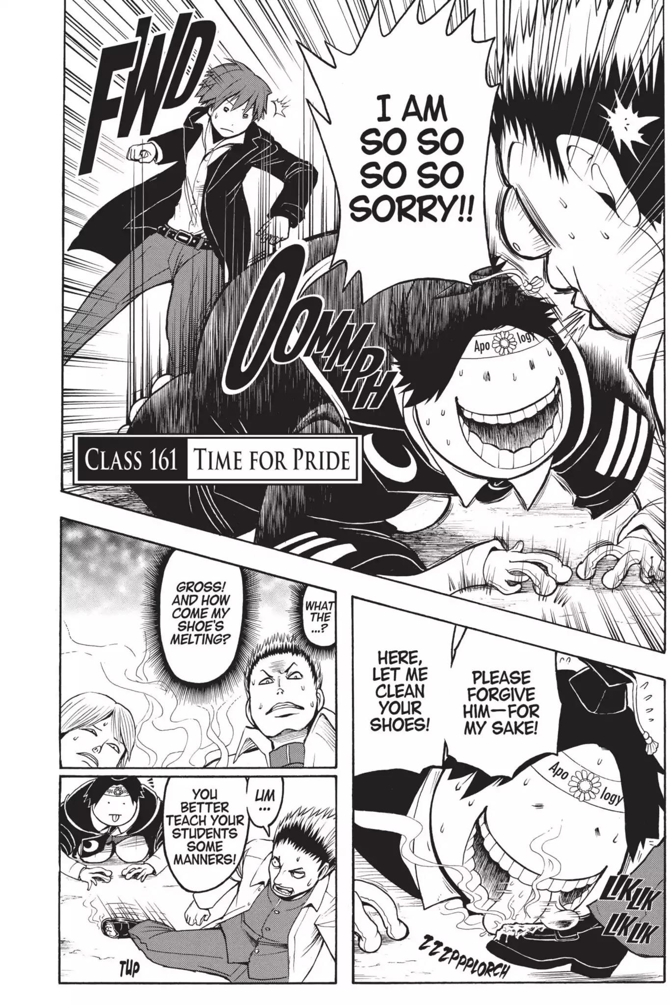 Ansatsu Kyoushitsu Chapter 161 page 8 - Chapter 161: Vol.19 CLASS 161: Time for Pride