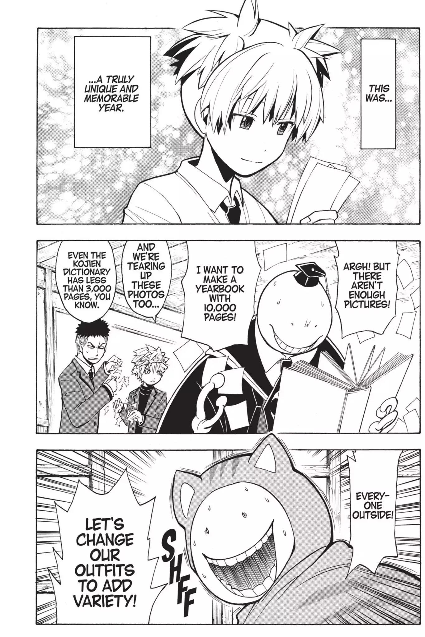 Ansatsu Kyoushitsu Chapter 162 page 10 - Chapter 162: Vol.19 CLASS 162: Time for Memories