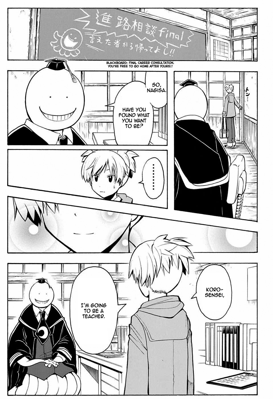 Ansatsu Kyoushitsu Chapter 163 page 10 - Chapter 163 : Time to Decide