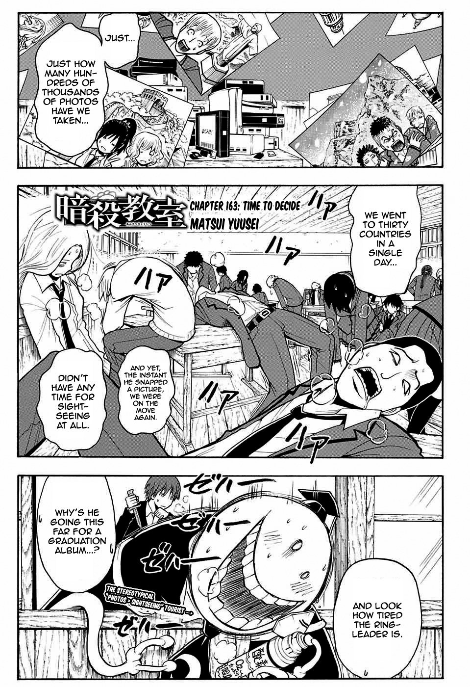 Ansatsu Kyoushitsu Chapter 163 page 2 - Chapter 163 : Time to Decide