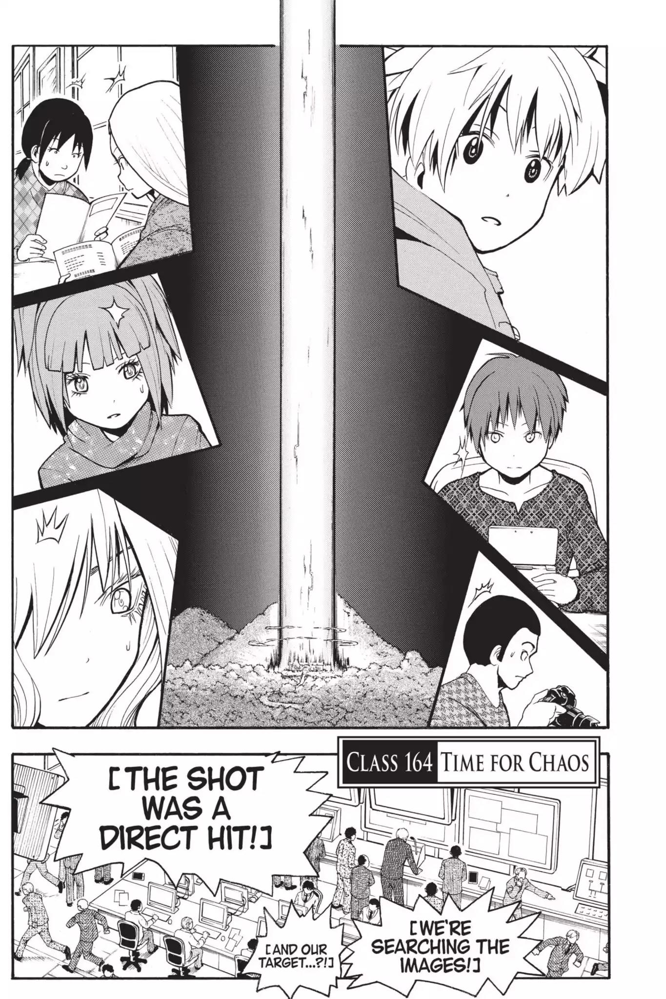 Ansatsu Kyoushitsu Chapter 164 page 1 - Chapter 164: Vol.19 CLASS 164: Time for Chaos