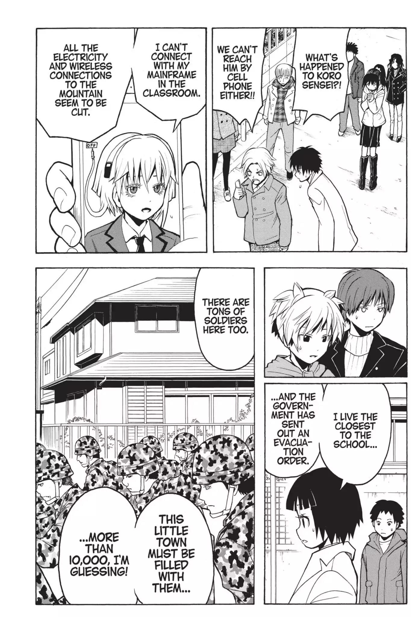 Ansatsu Kyoushitsu Chapter 164 page 12 - Chapter 164: Vol.19 CLASS 164: Time for Chaos