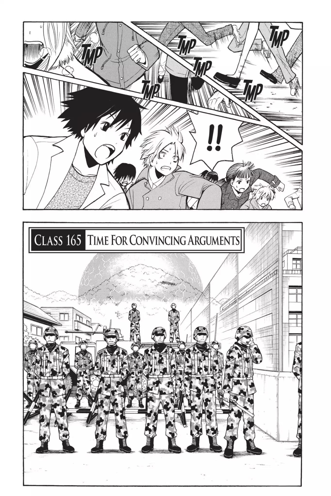 Ansatsu Kyoushitsu Chapter 165 page 1 - Chapter 165: Vol.19 CLASS 165: Time for Convincing Arguments