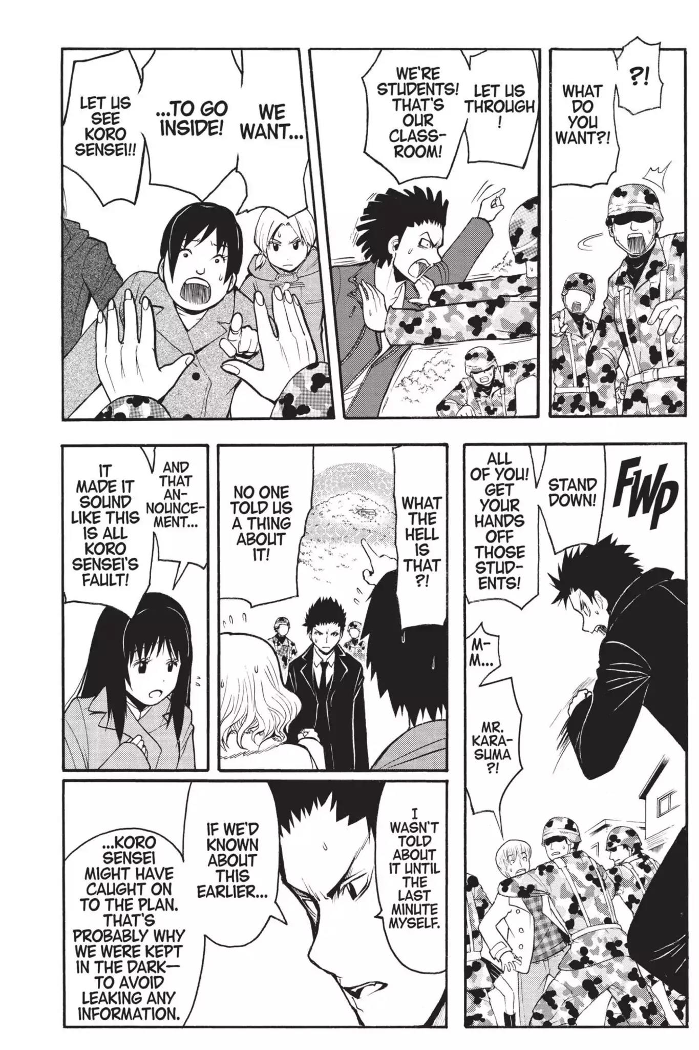 Ansatsu Kyoushitsu Chapter 165 page 2 - Chapter 165: Vol.19 CLASS 165: Time for Convincing Arguments