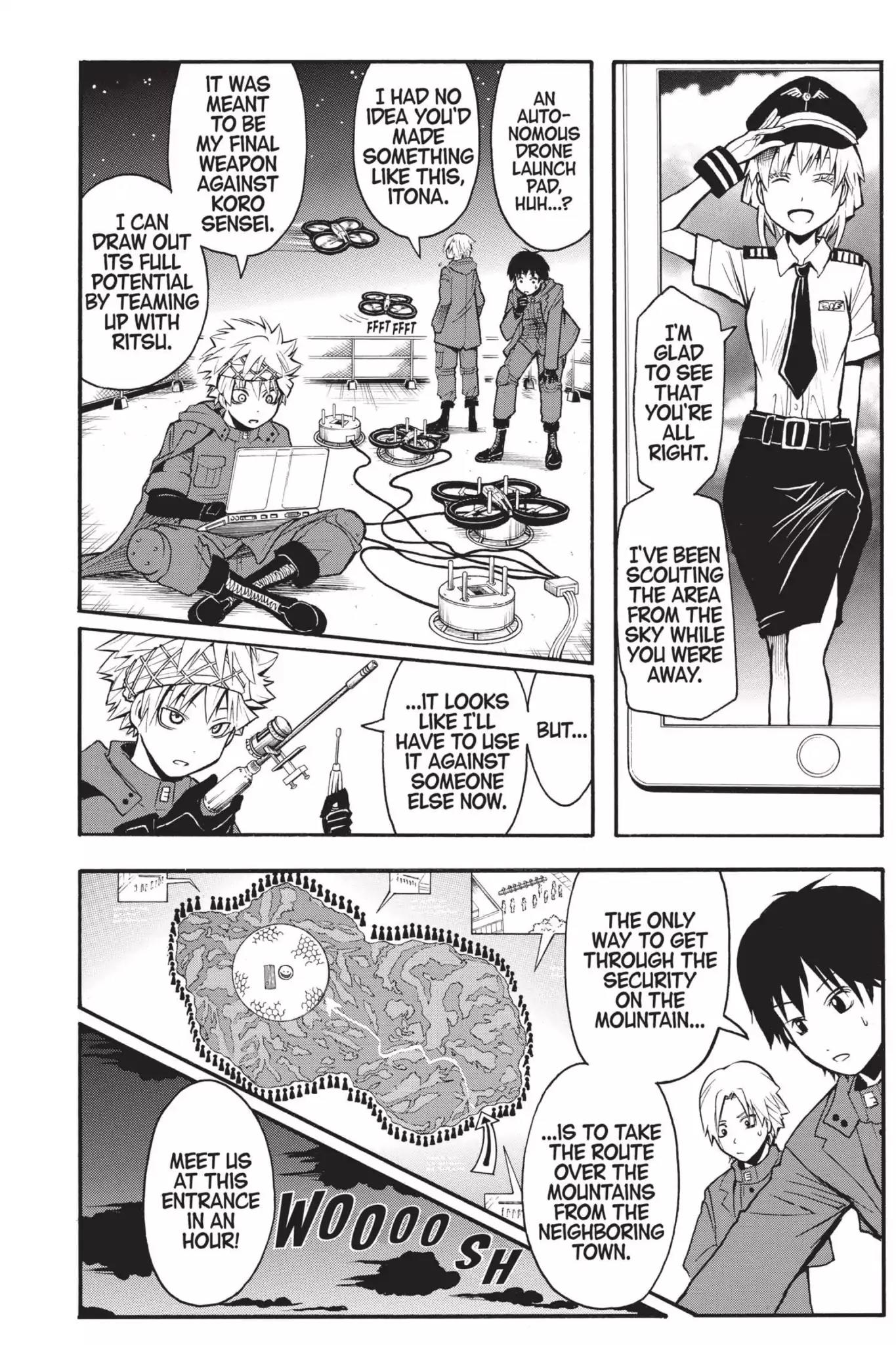 Ansatsu Kyoushitsu Chapter 167 page 16 - Chapter 167: Vol.19 CLASS 167: Time for Trust