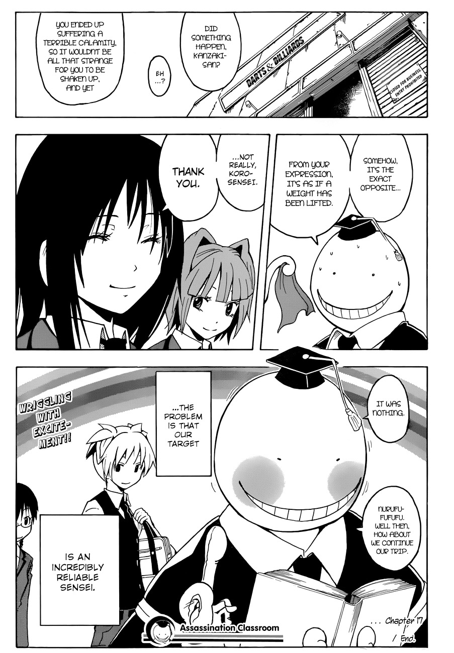 Ansatsu Kyoushitsu Chapter 17 page 22 - Chapter 17 : Guidebook Time