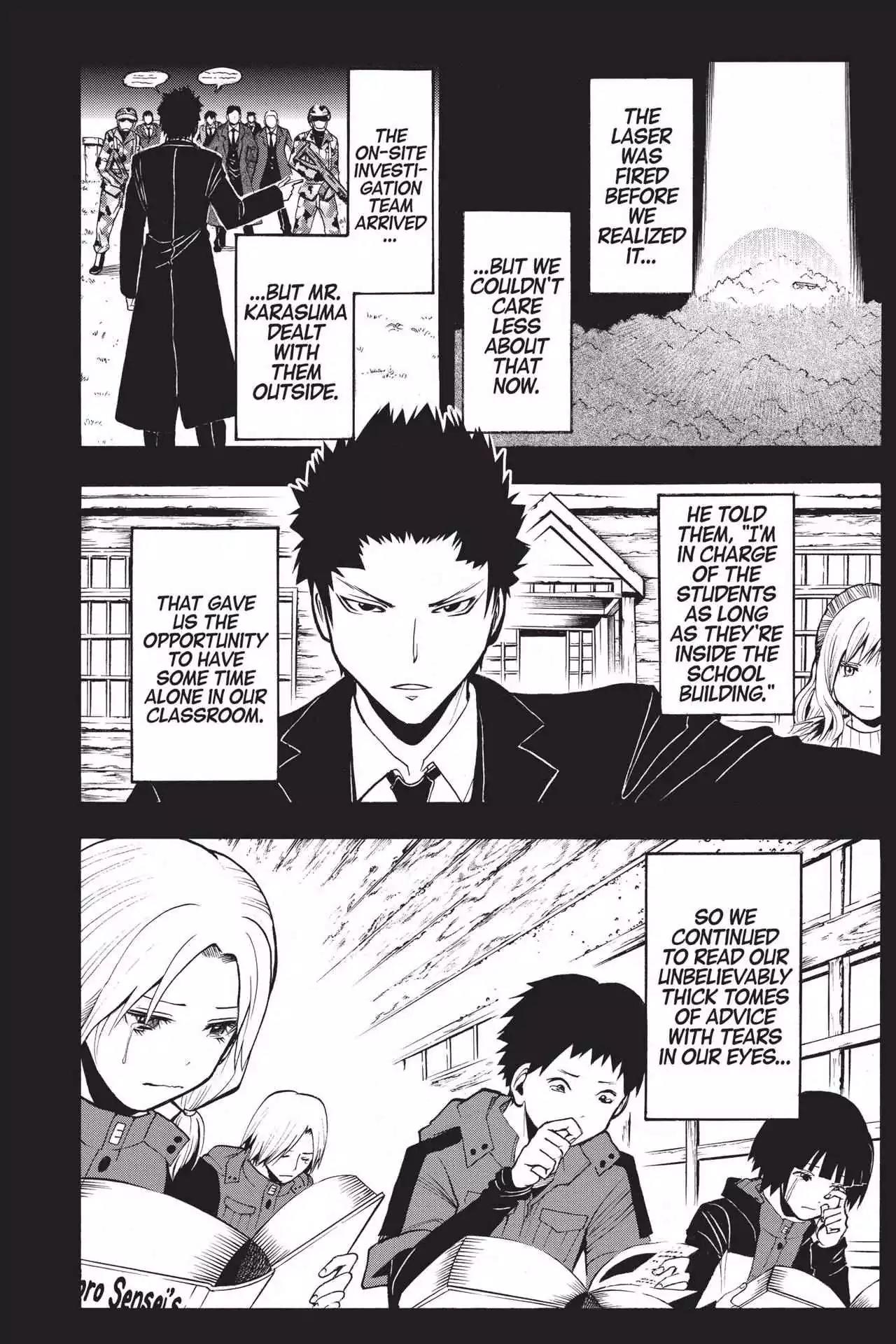 Ansatsu Kyoushitsu Chapter 178 page 11 - Chapter 178: Vol.21 CLASS 178: Time for Tears