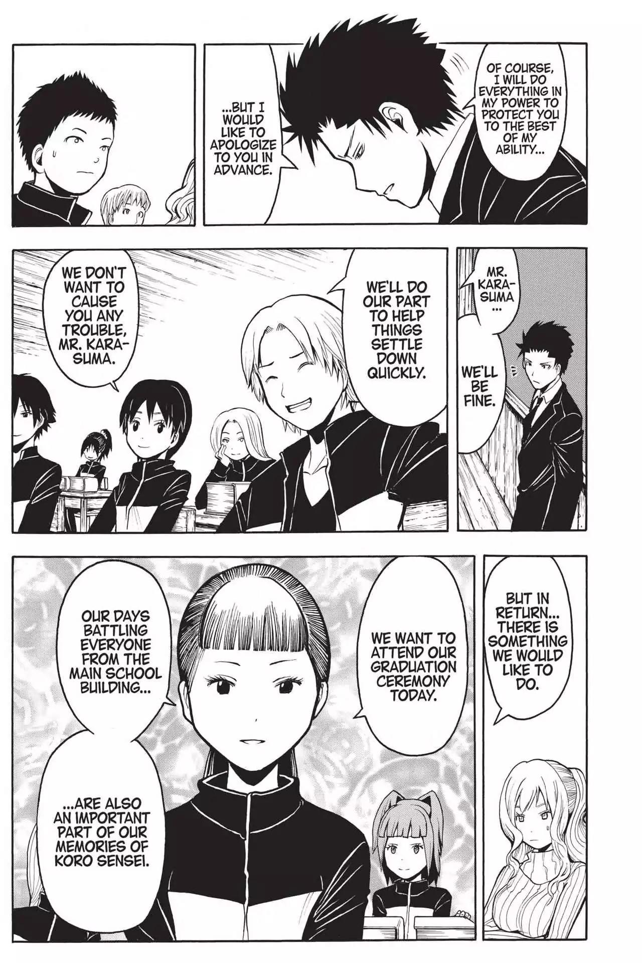 Ansatsu Kyoushitsu Chapter 178 page 14 - Chapter 178: Vol.21 CLASS 178: Time for Tears