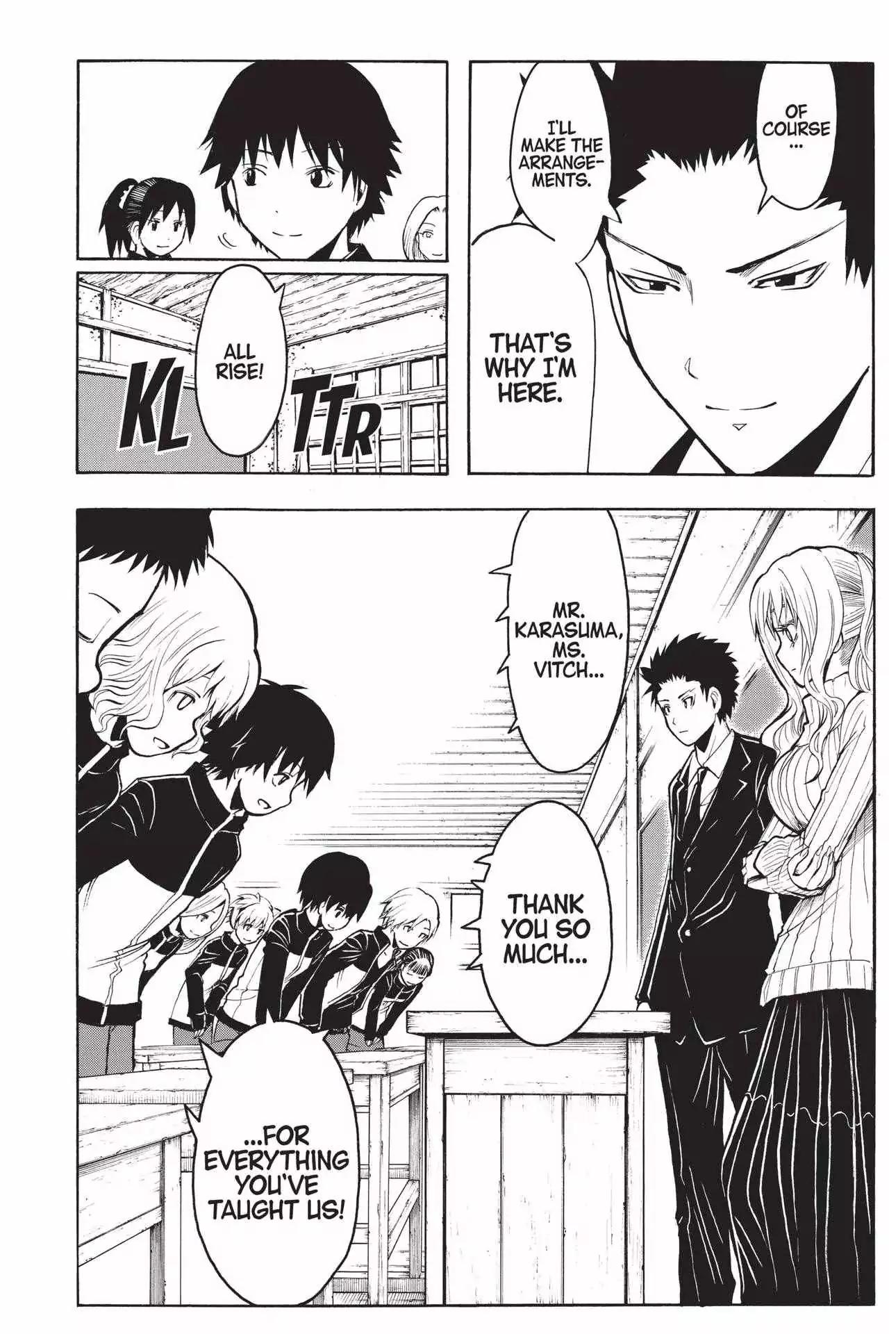 Ansatsu Kyoushitsu Chapter 178 page 15 - Chapter 178: Vol.21 CLASS 178: Time for Tears